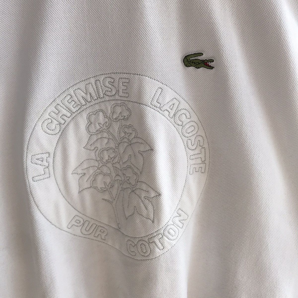 Lacoste × Vintage Vintage Lacoste Sweatshirt Small Logo Jumper Pullover Size US XL / EU 56 / 4 - 4 Thumbnail