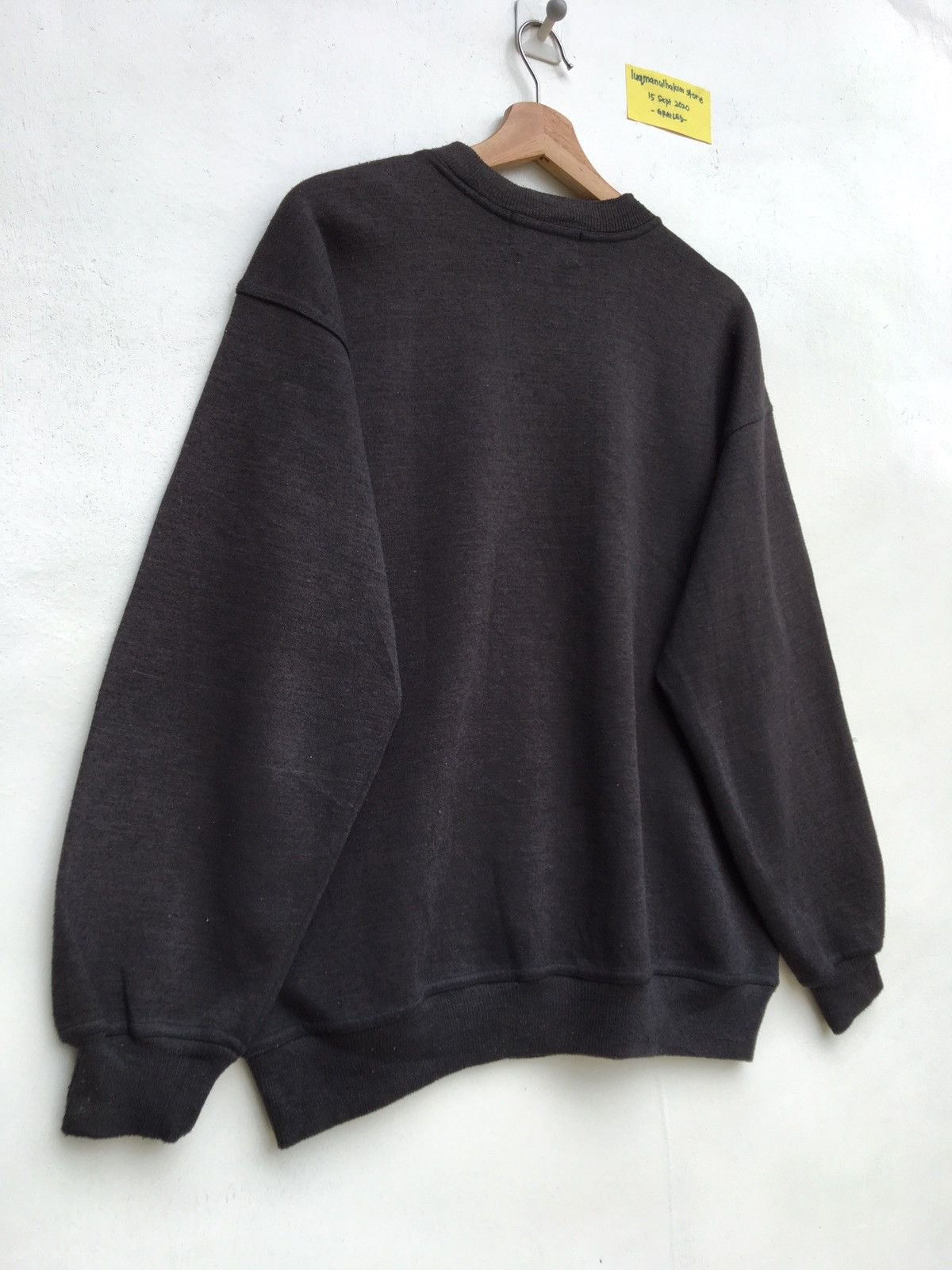 Vintage Vintage Rudolph Valentino Big Logo Embroidered Sweatshirt Size US L / EU 52-54 / 3 - 9 Thumbnail