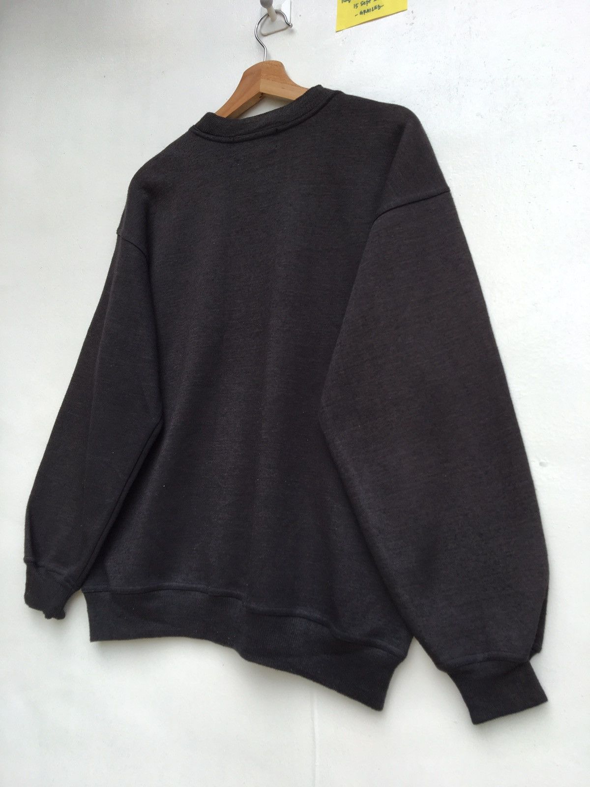 Vintage Vintage Rudolph Valentino Big Logo Embroidered Sweatshirt Size US L / EU 52-54 / 3 - 10 Thumbnail