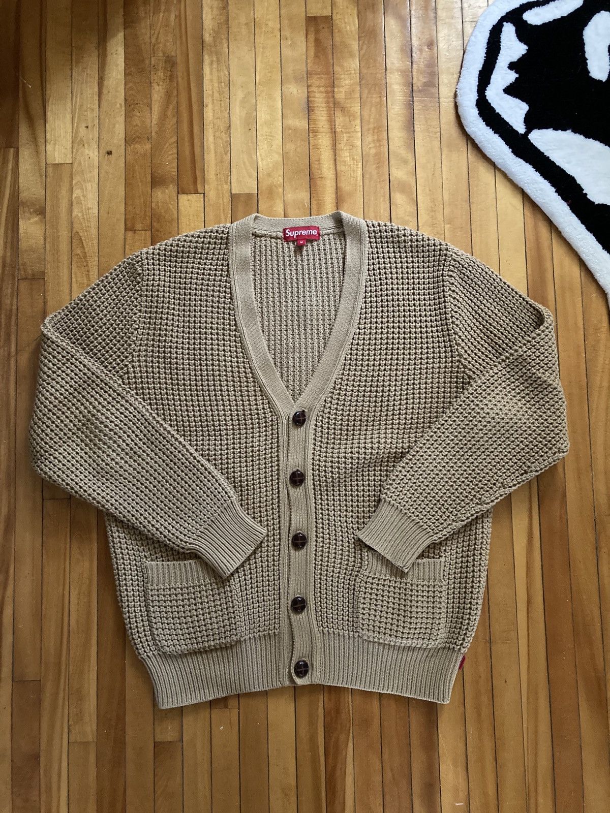 Supreme Waffle Cardigan ferndaledowntown