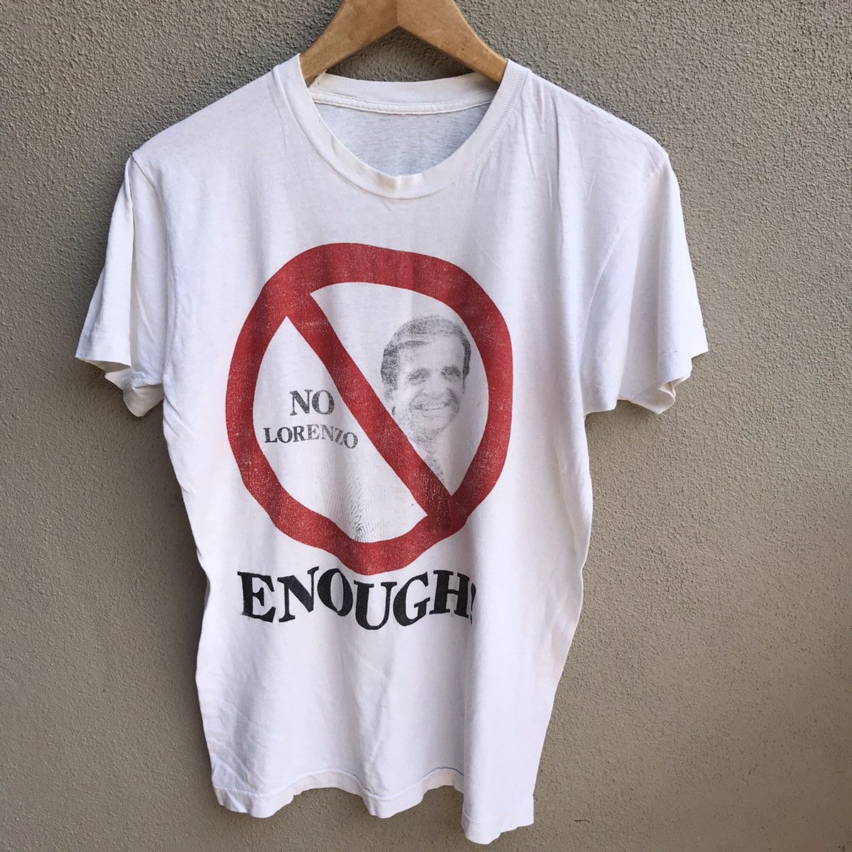 Vintage Vintage NO LORENZO stop lorenzo tee anarchy Size US S / EU 44-46 / 1 - 2 Thumbnail
