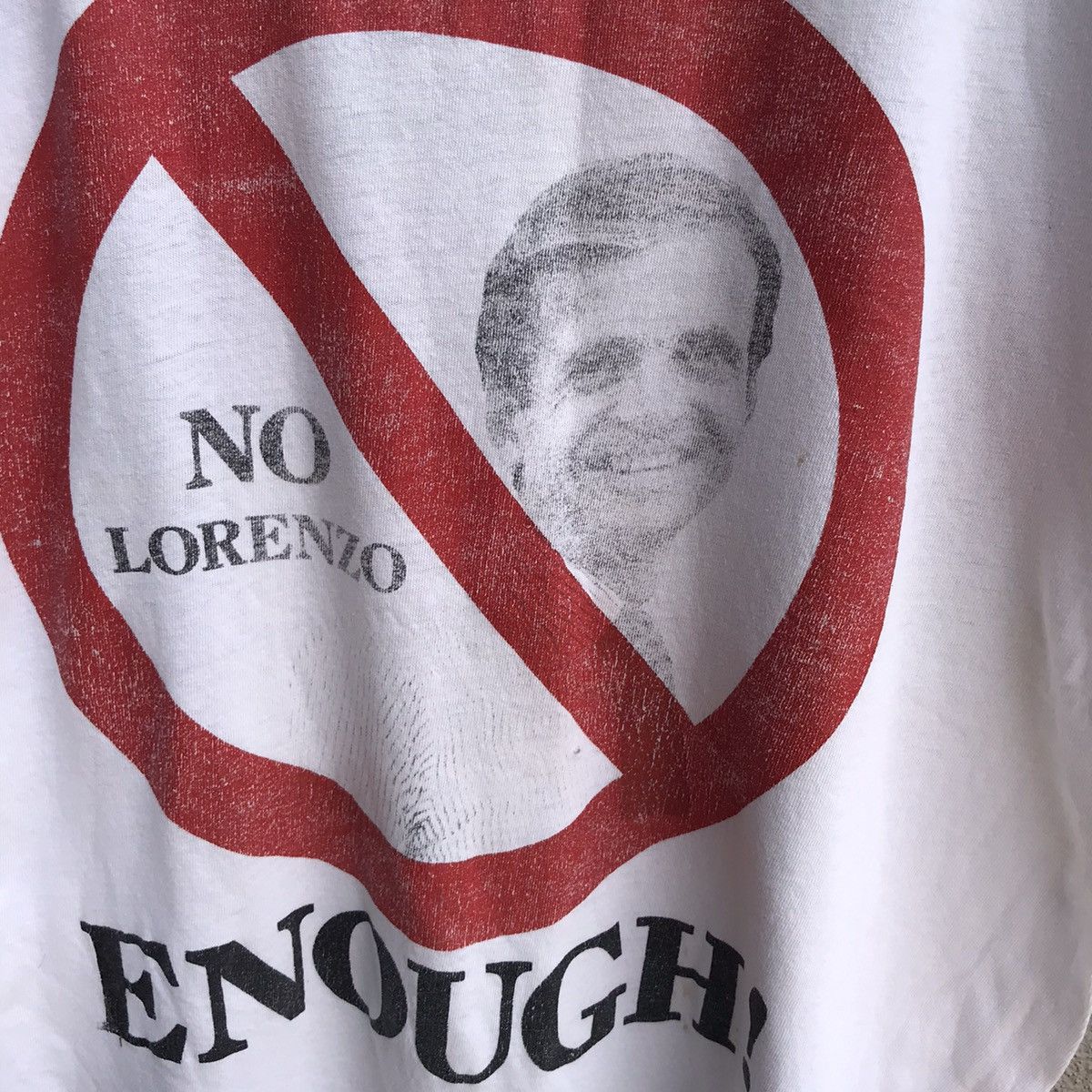 Vintage Vintage NO LORENZO stop lorenzo tee anarchy Size US S / EU 44-46 / 1 - 3 Thumbnail