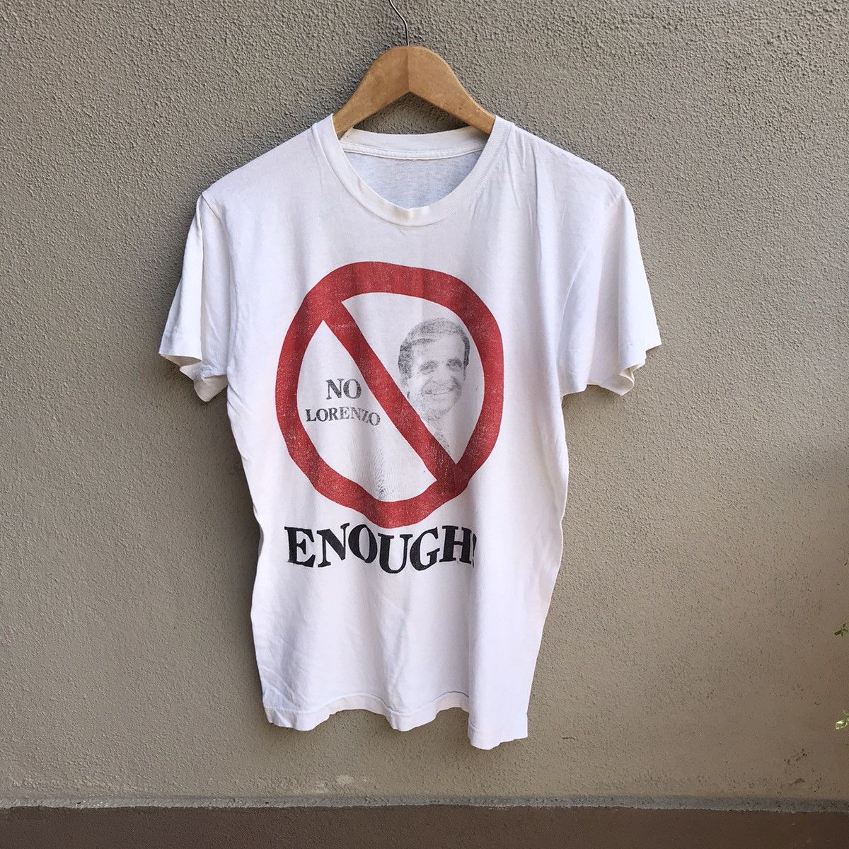 Vintage Vintage NO LORENZO stop lorenzo tee anarchy Size US S / EU 44-46 / 1 - 1 Thumbnail