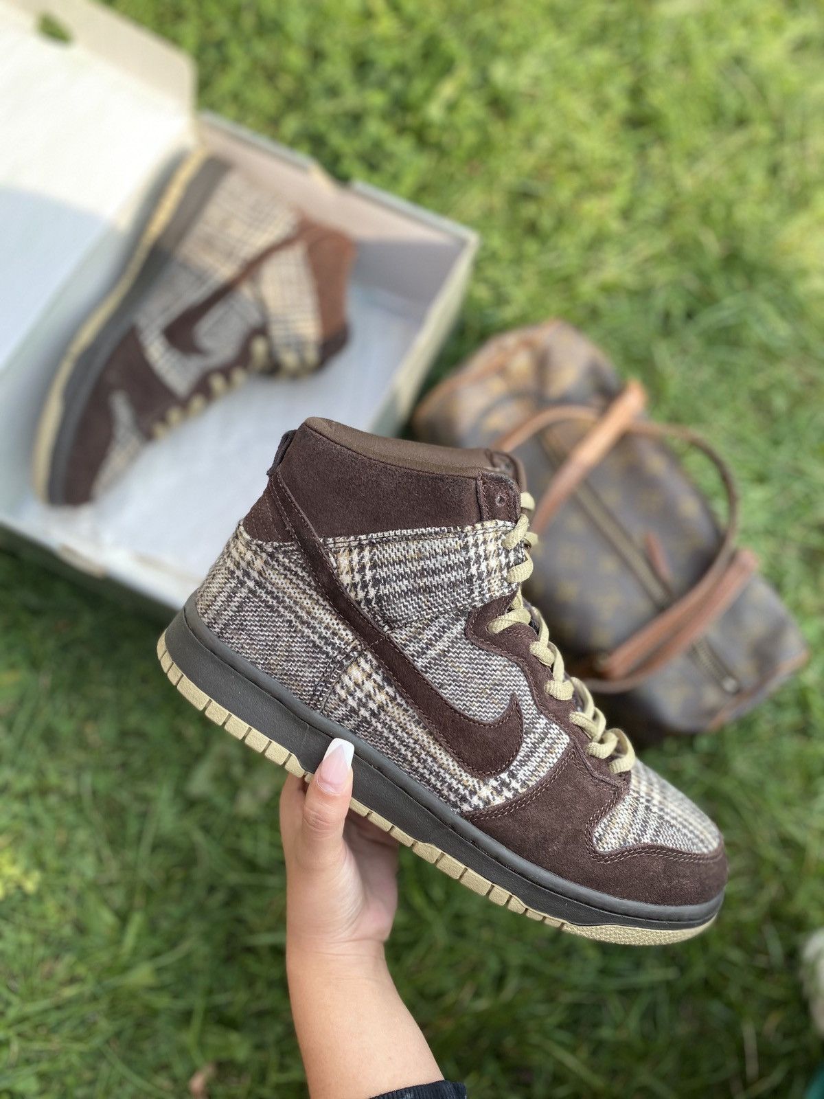 Nike Dunk High Pro SB Tweed 2004 | Grailed