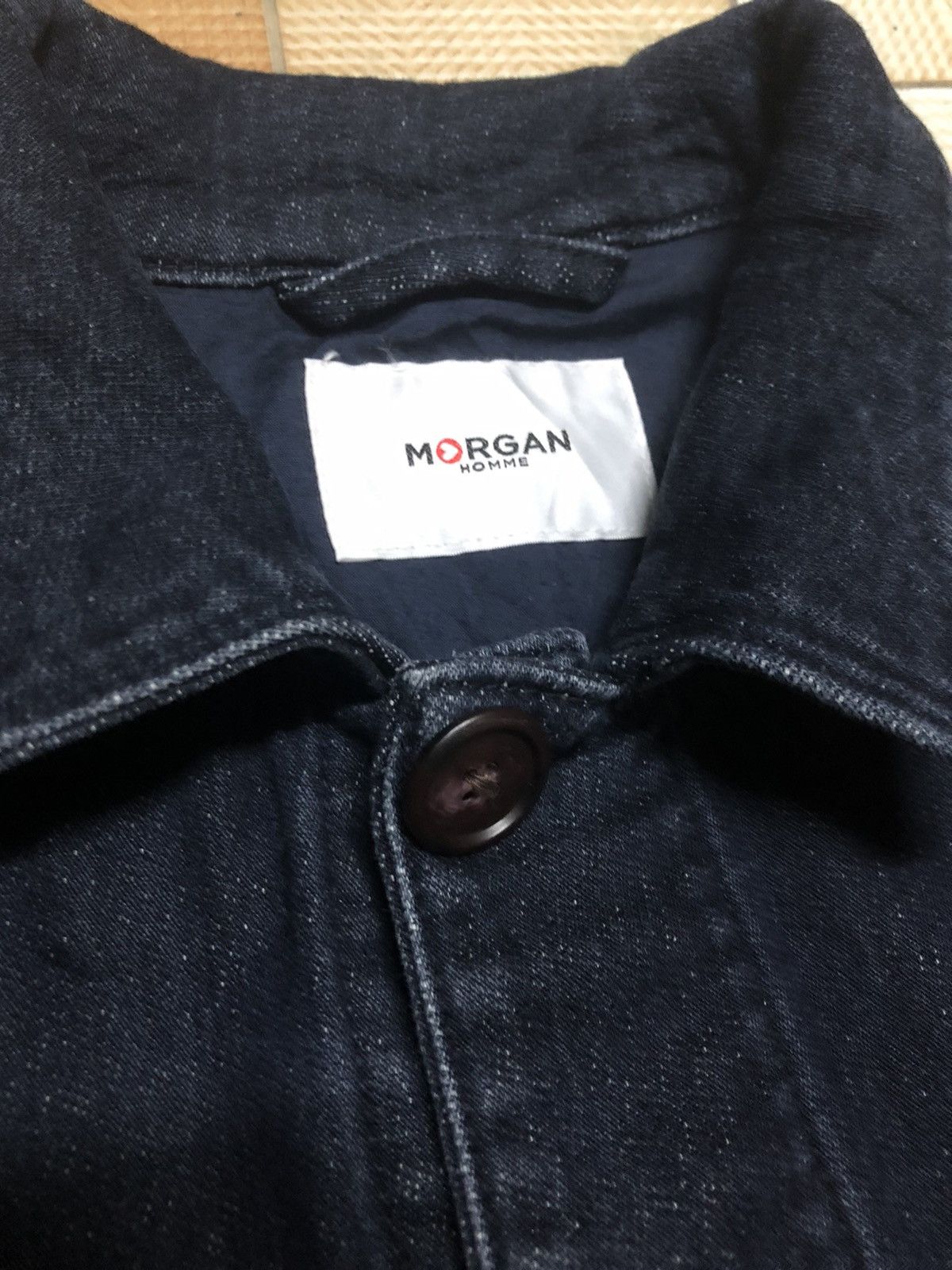 Indigo × Morgan Homme Indigo Dyed Jacket Morgan Homme Size US M / EU 48-50 / 2 - 5 Thumbnail