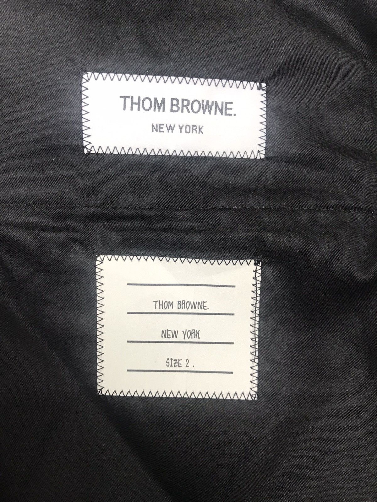 Thom Browne 4-bar prince of Wales heavy wool trousers size 2 Size 38L - 15 Thumbnail