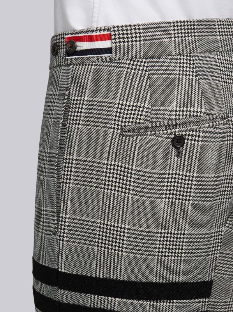 Thom Browne 4-bar prince of Wales heavy wool trousers size 2 Size 38L - 6 Thumbnail