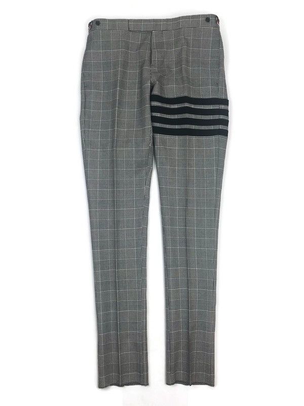 Thom Browne 4-bar prince of Wales heavy wool trousers size 2 Size 38L - 10 Thumbnail