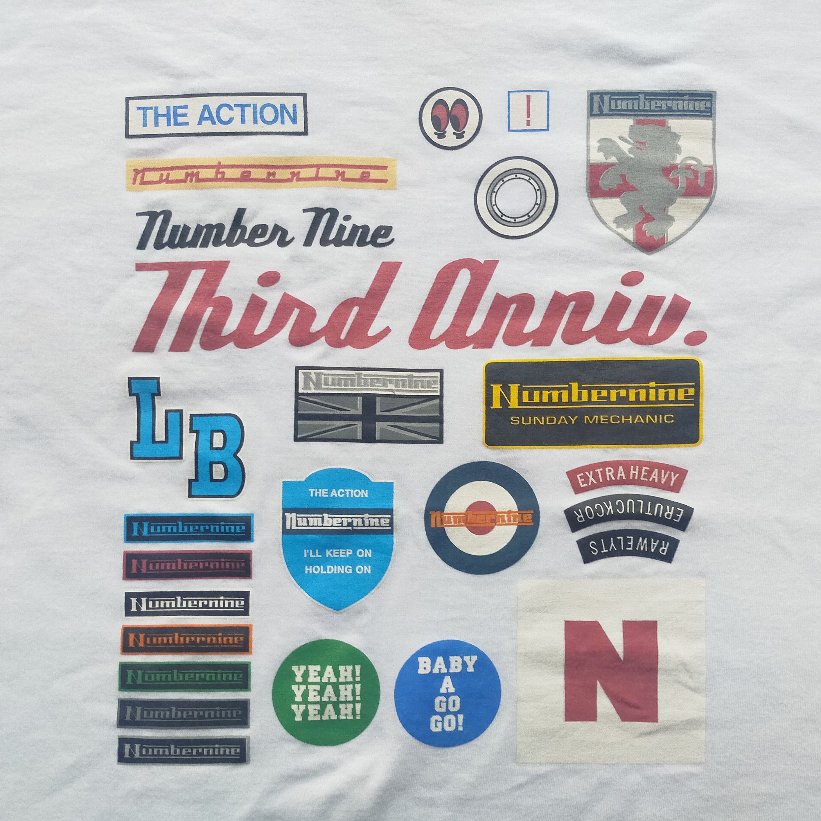 Number (N)ine Number nine third anniversary shirt | Grailed