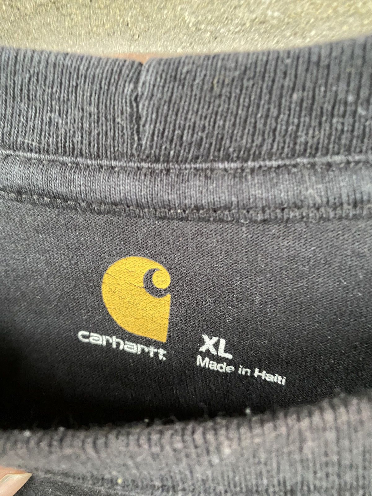 Carhartt × Vintage Carhartt Sun Faded Longsleeve Logo Spellout Workwear Travis Size US XL / EU 56 / 4 - 5 Thumbnail