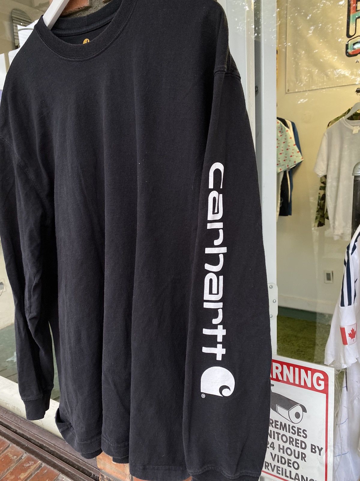 Carhartt × Vintage Carhartt Sun Faded Longsleeve Logo Spellout Workwear Travis Size US XL / EU 56 / 4 - 3 Thumbnail