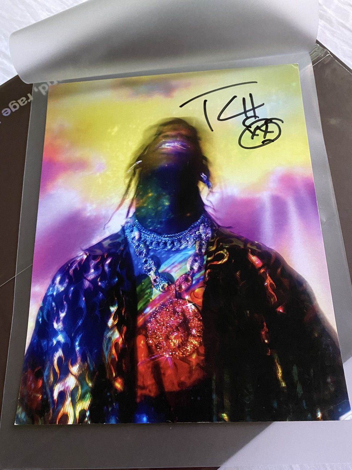 travis scott signed shoes