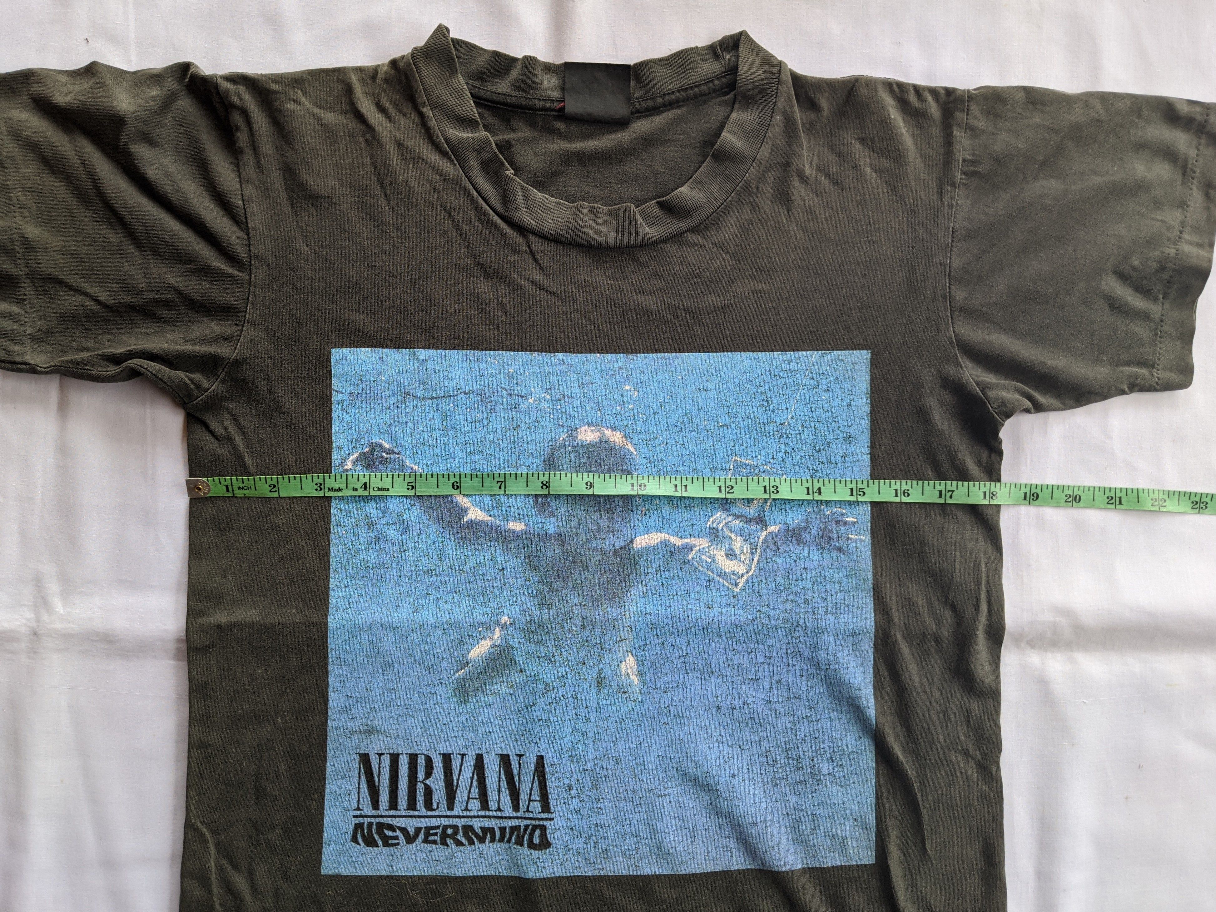 Nirvana Vintage 90s Nirvana Nevermind print bothside Size US S / EU 44-46 / 1 - 5 Thumbnail