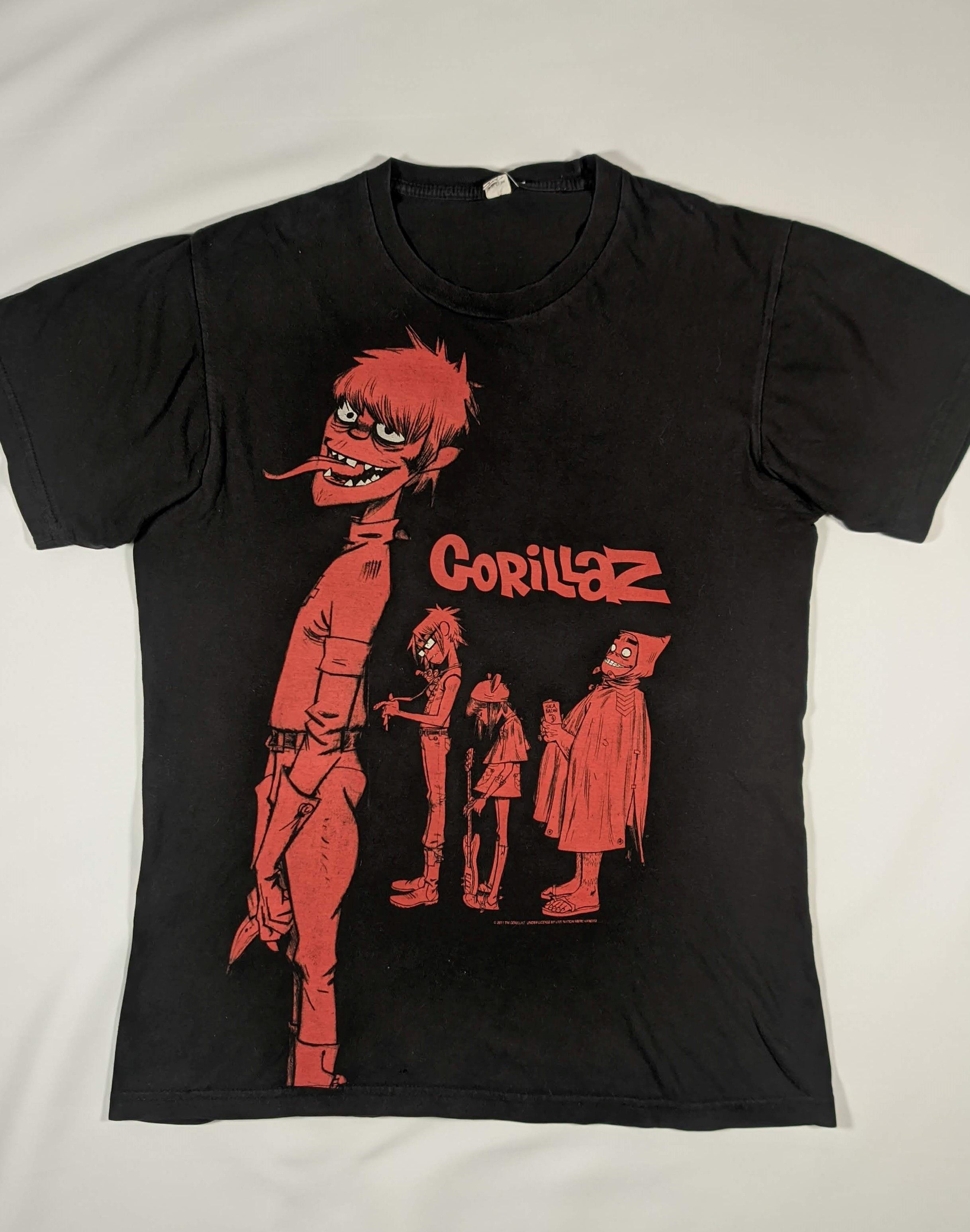 Band Tees VTG Gorillaz Tee M t-shirt band rock metal travis style Size US M / EU 48-50 / 2 - 1 Thumbnail