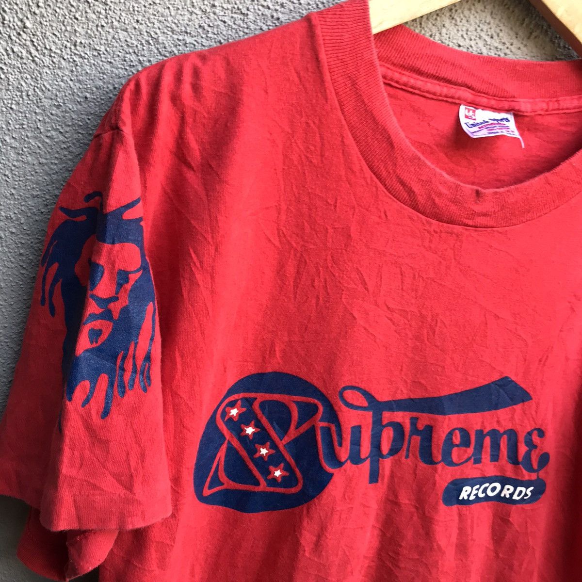 Vintage rare SUPREME Records tee bob marley