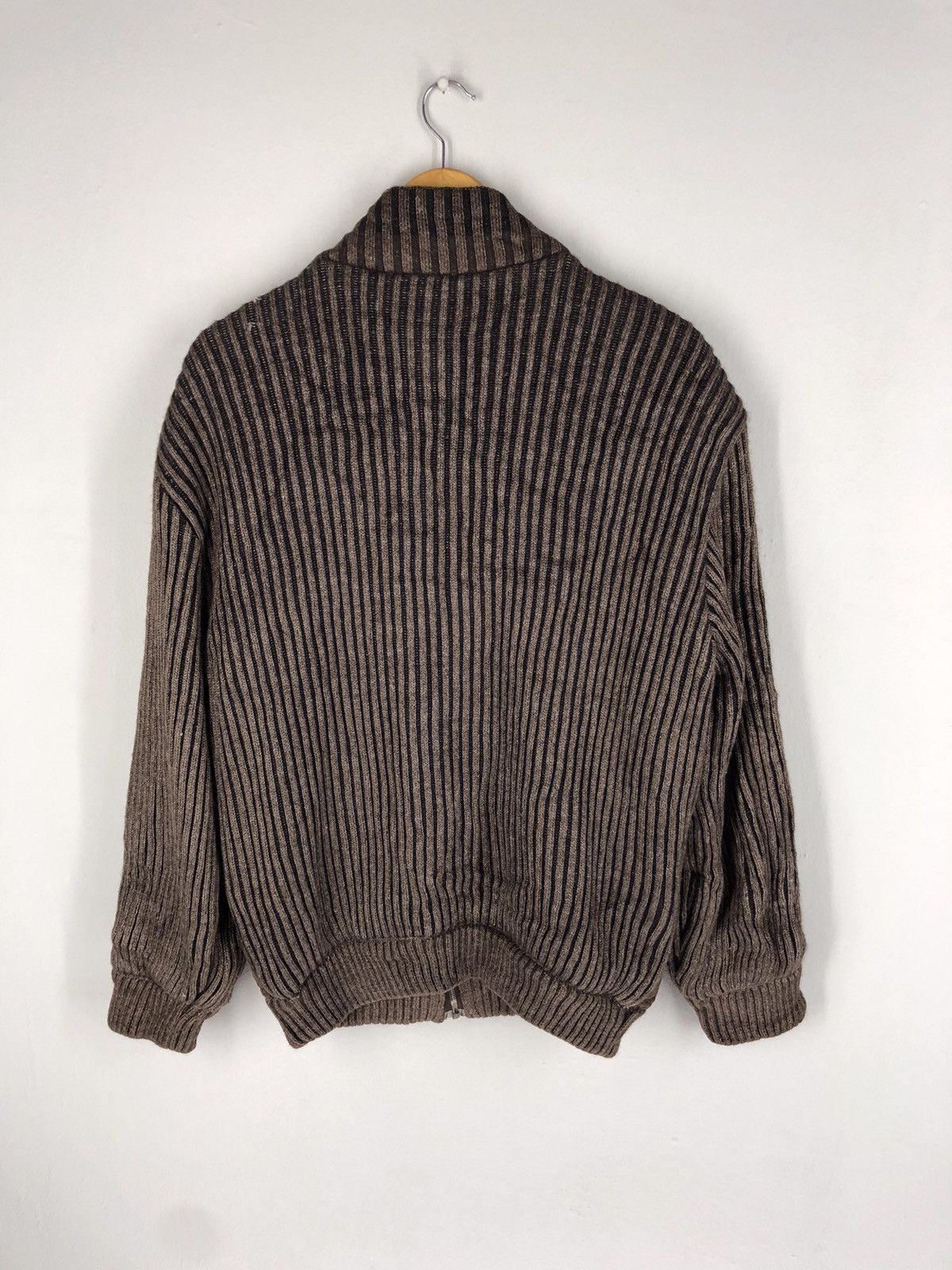Other 🔥UMBERTO BILANCIONI HYBRID LEATHER KNIT JACKET MADE ITALY Size US L / EU 52-54 / 3 - 7 Thumbnail