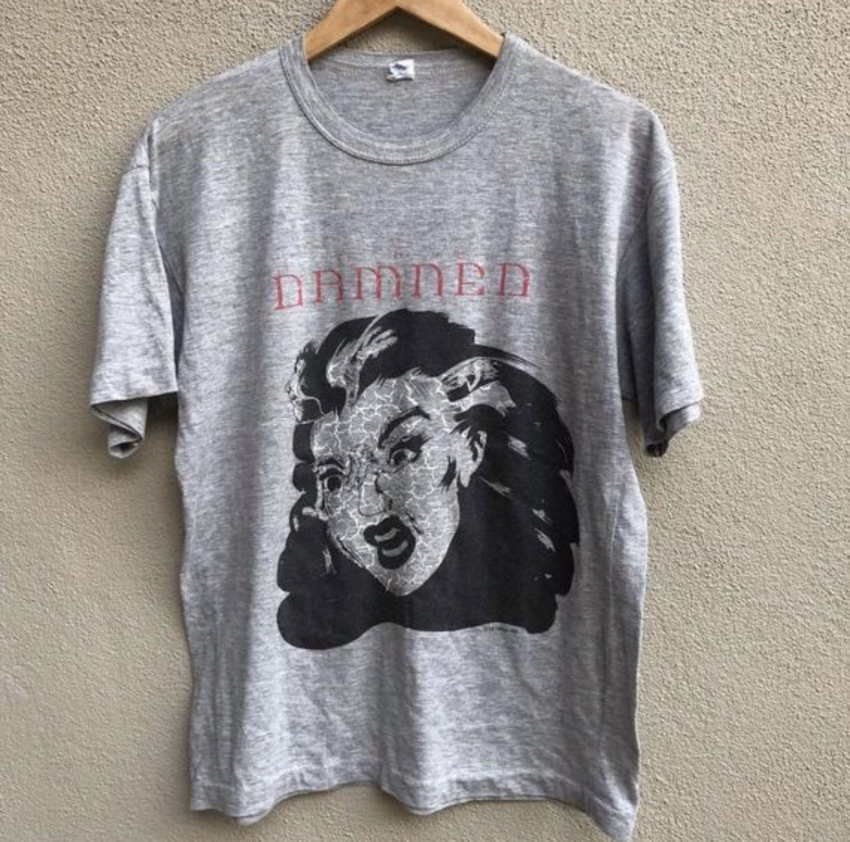 Band Tees Vintage rare 80s THE DAMNED band tee punk ramones the clash Size US M / EU 48-50 / 2 - 2 Thumbnail