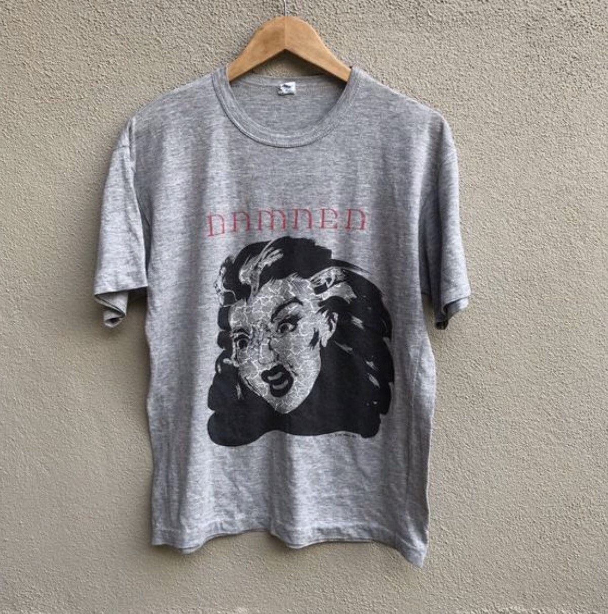 Band Tees Vintage rare 80s THE DAMNED band tee punk ramones the clash Size US M / EU 48-50 / 2 - 1 Thumbnail