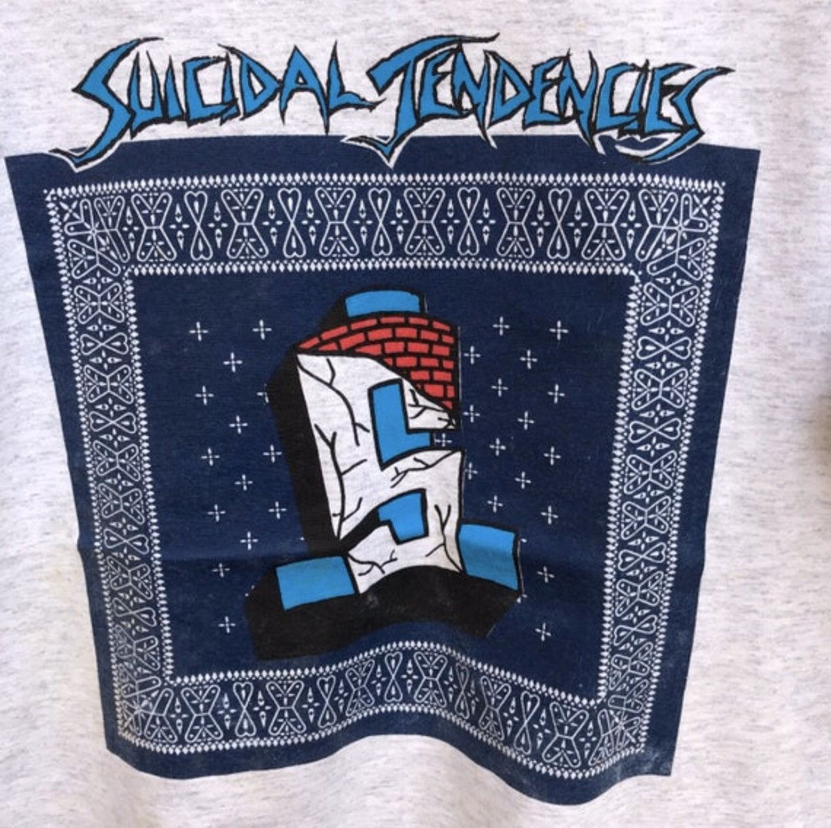 Band Tees Vintage 90s SUICIDAL TENDENCIES band hardcore punk tee rare Size US M / EU 48-50 / 2 - 4 Thumbnail