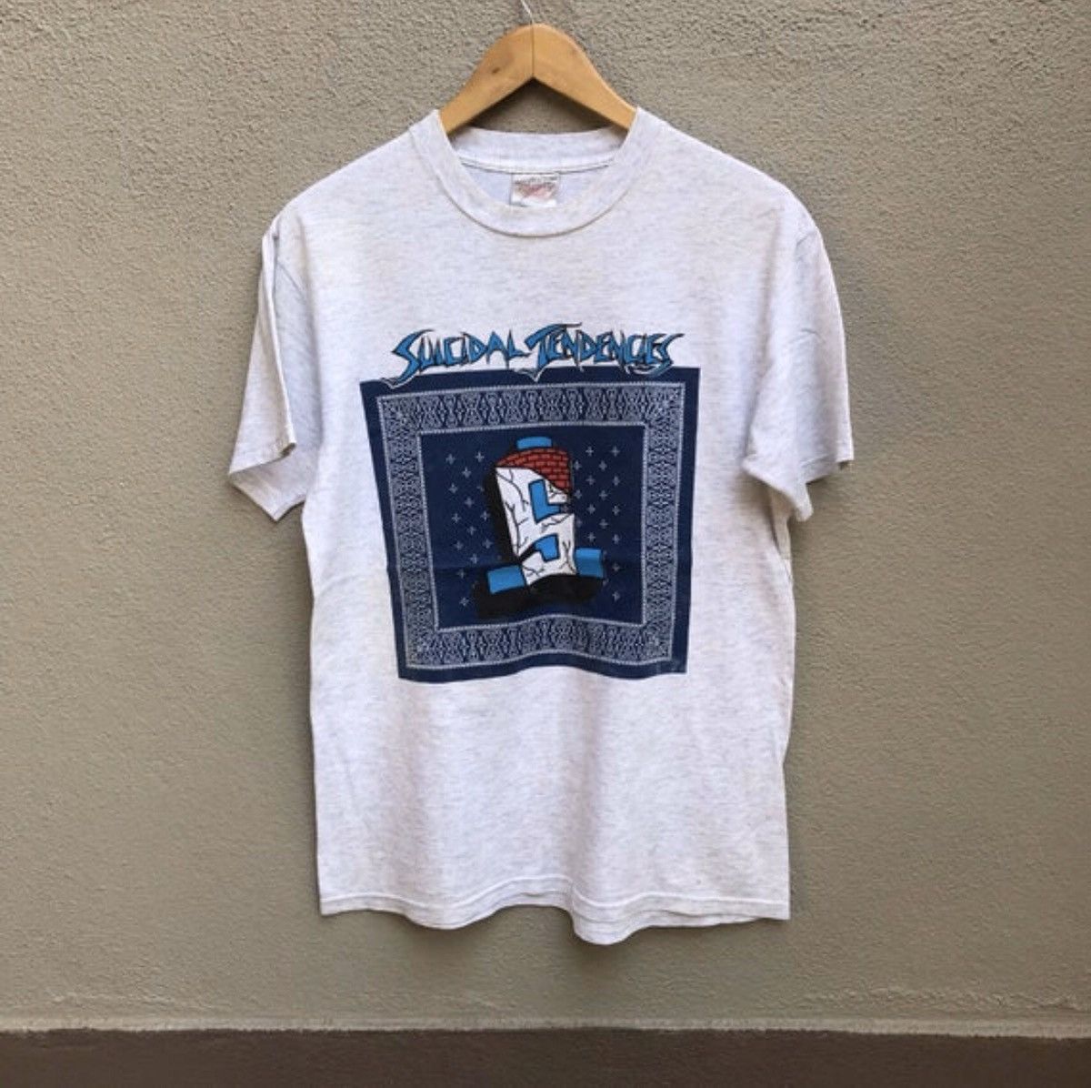 Band Tees Vintage 90s SUICIDAL TENDENCIES band hardcore punk tee rare Size US M / EU 48-50 / 2 - 1 Thumbnail
