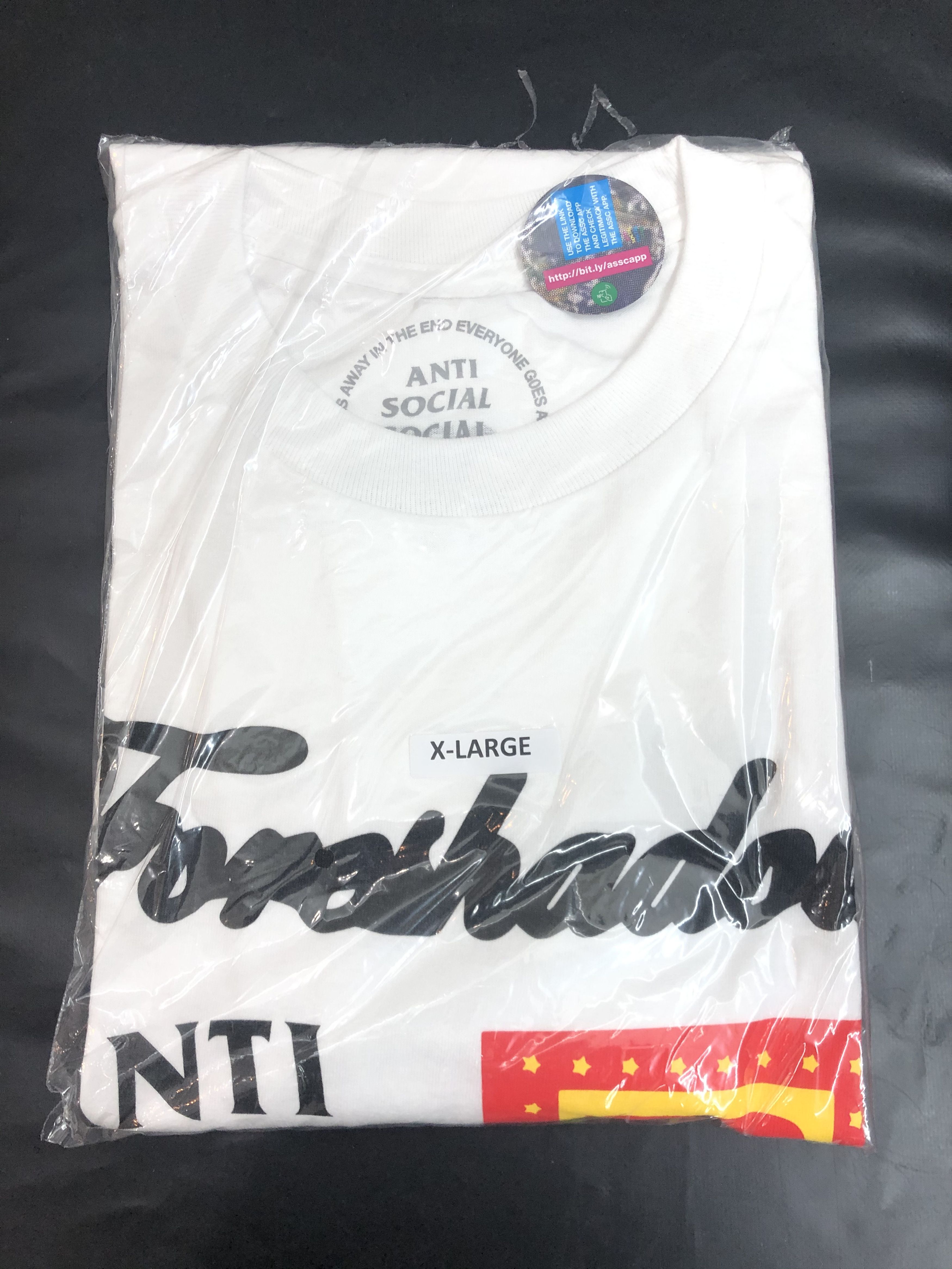 Anti Social Social Club × Cactus Plant Flea Market DS CPFM x ASSC Foreshadow White Tee FTP FOG CDG BAPE KITH Size US XL / EU 56 / 4 - 2 Thumbnail