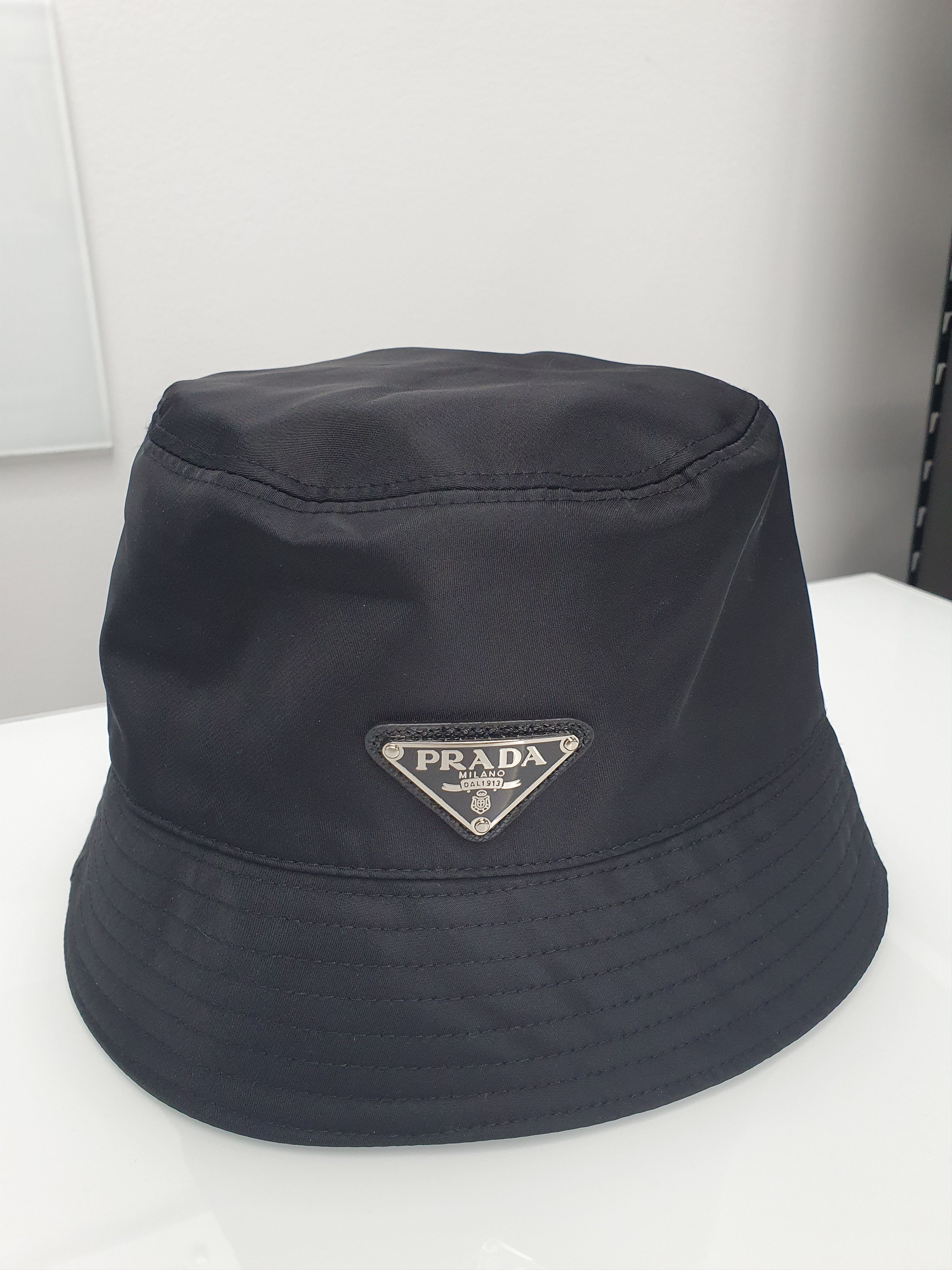 Prada Prada Technical Nylon Bucket Hat Grailed