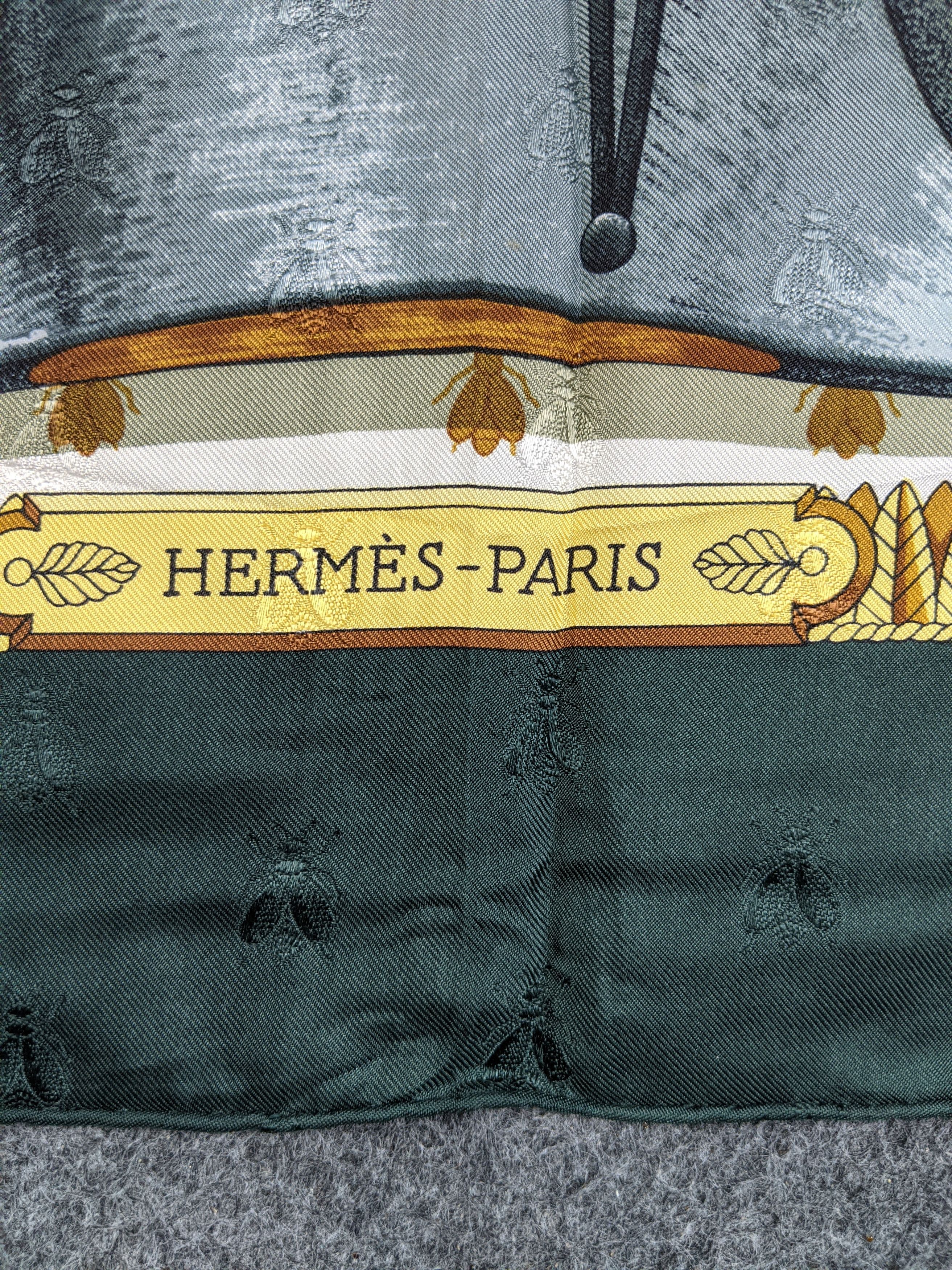 Hermes Hermes Paris Napoleon By Philippe Ledoux Silk Scarf Size ONE SIZE - 3 Thumbnail