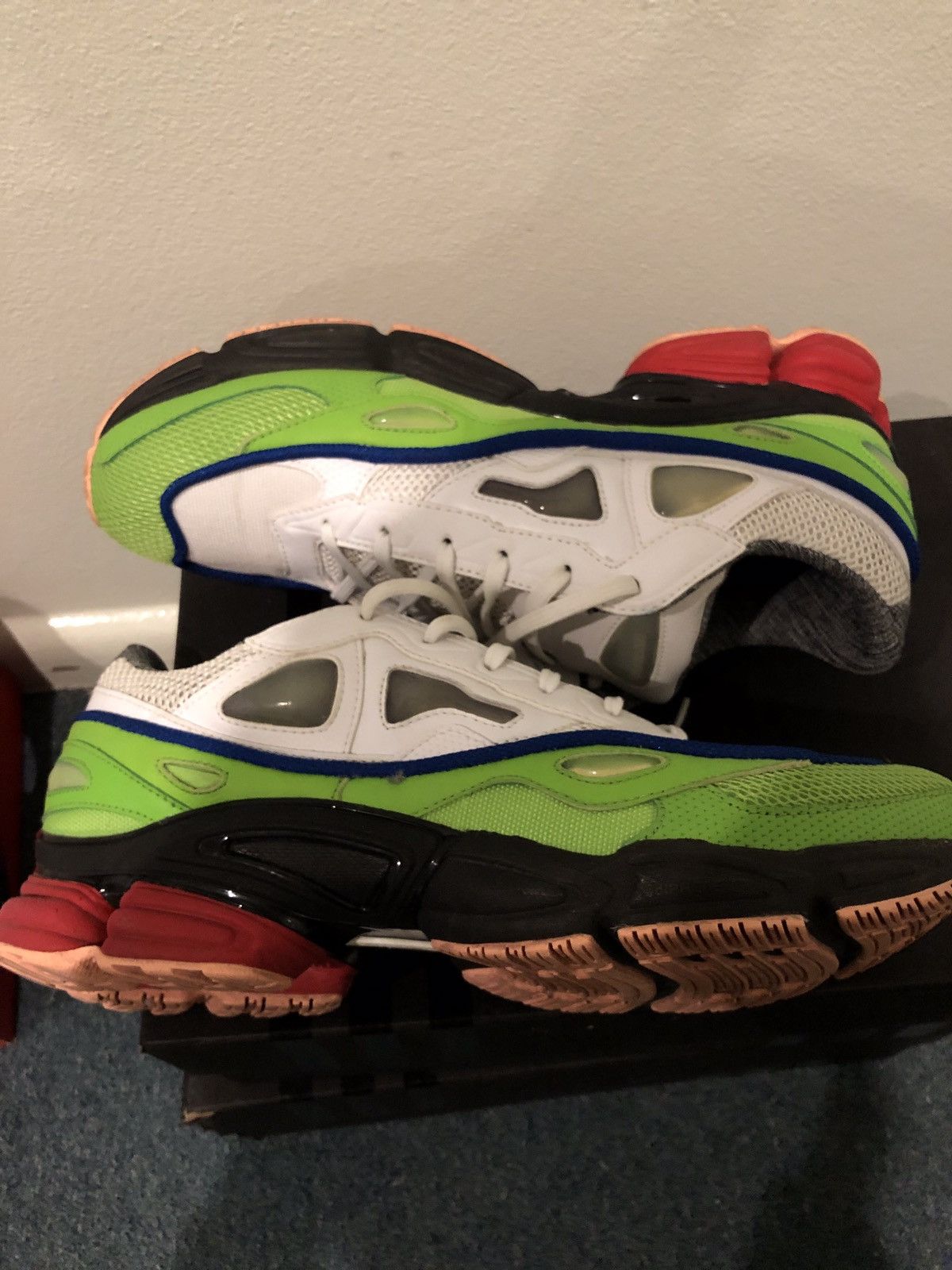 Adidas × Raf Simons Raf Simons x Ozweego 2 White | Green