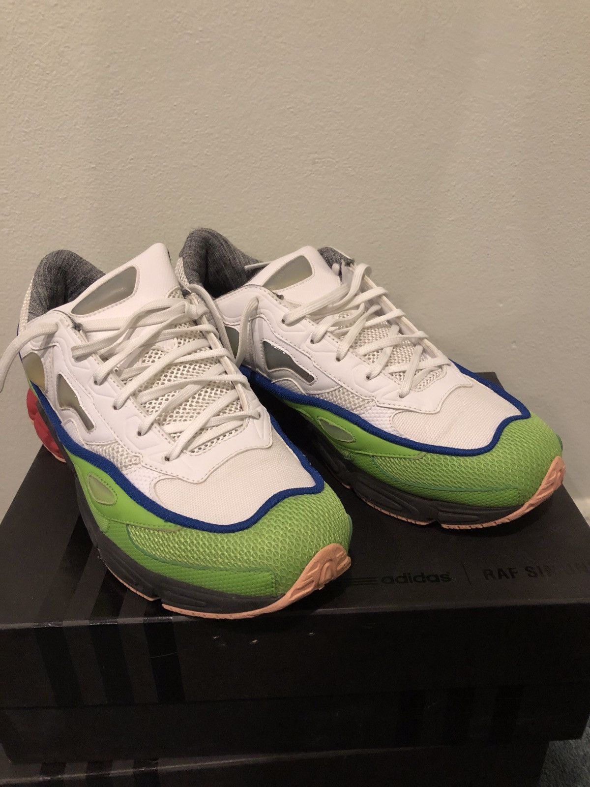 Adidas × Raf Simons Raf Simons x Ozweego 2 White | Green