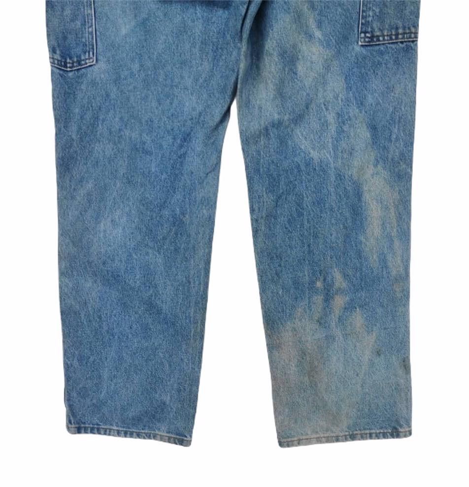 Carhartt × Carhartt Wip 🔥Carhatt Double Knee Bleach Denim Jeans🔥 Size US 32 / EU 48 - 4 Thumbnail