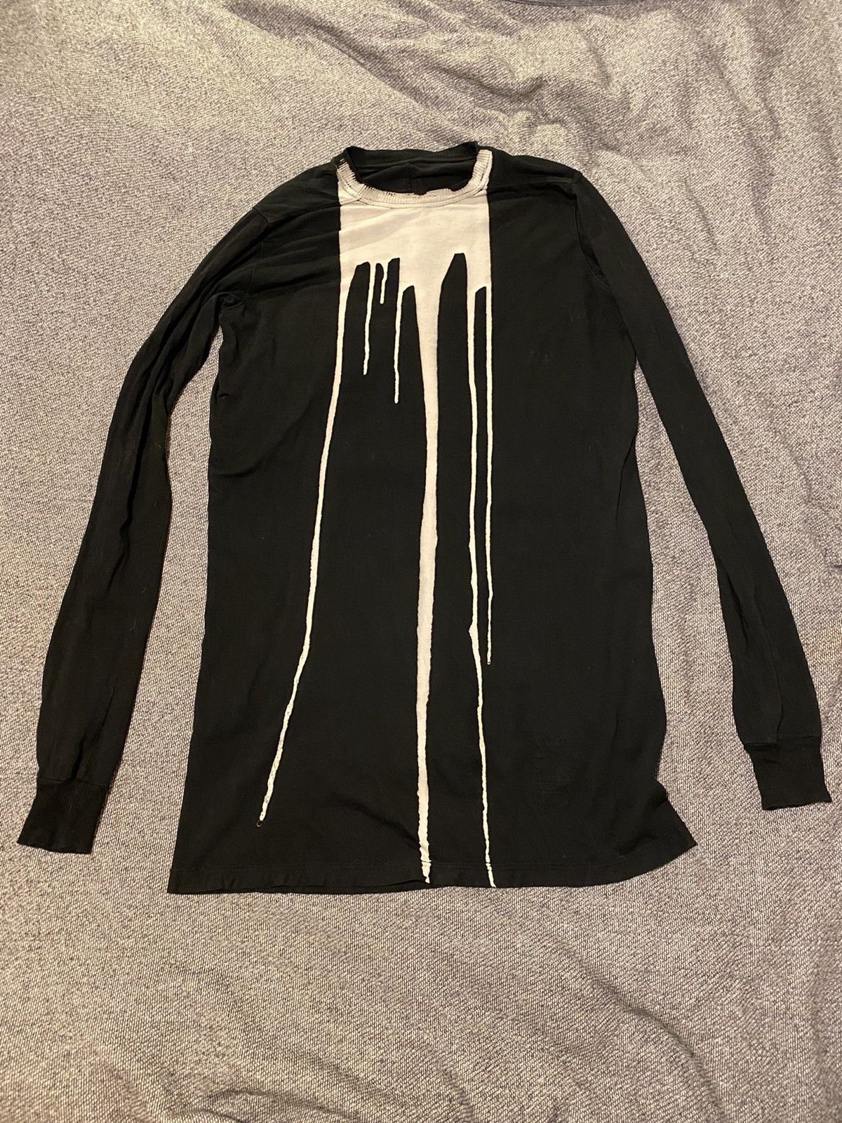 Rick Owens Drkshdw Vomit bleach tee | Grailed 