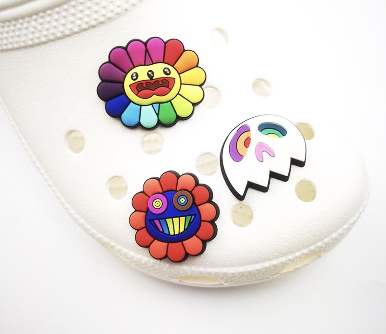 Crocs Takashi Murakami x Crocs Complexcon Jibbitz set of 3 Grailed