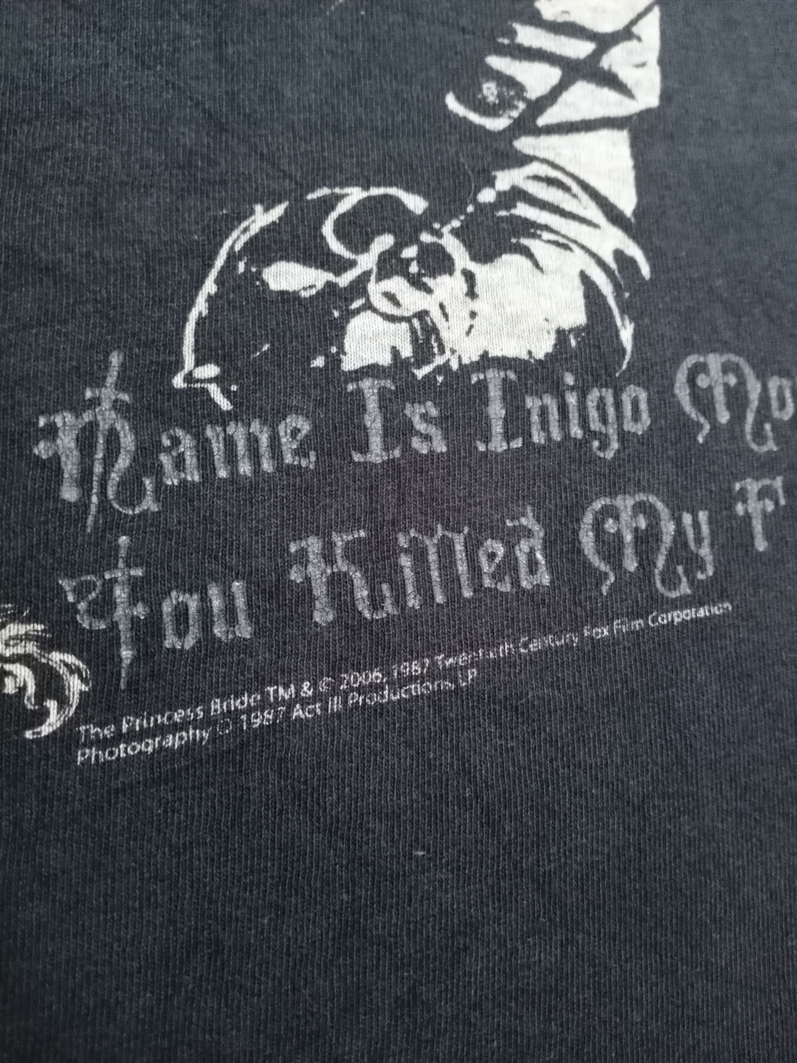 Vintage Vintage 90s The Princess Bride Prepare To Die Movie T-shirt Size US M / EU 48-50 / 2 - 8 Thumbnail