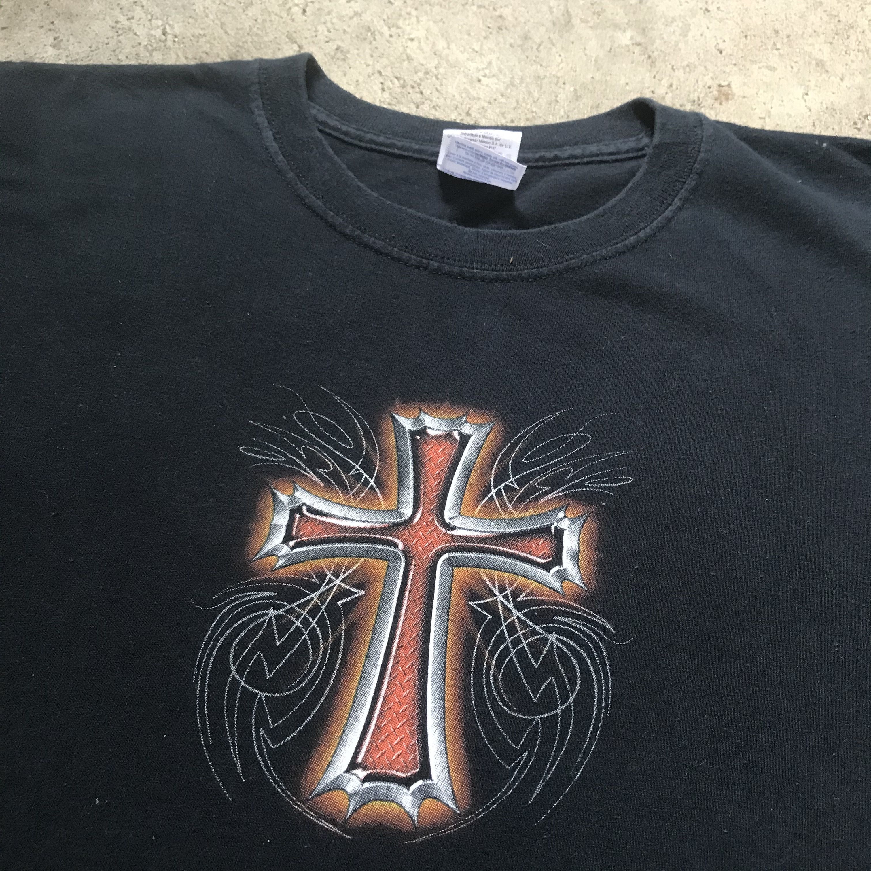 Gildan × Vintage Vintage Y2K Jesus Loyal To One Christ God Holy Bible Tee Size US L / EU 52-54 / 3 - 1 Thumbnail