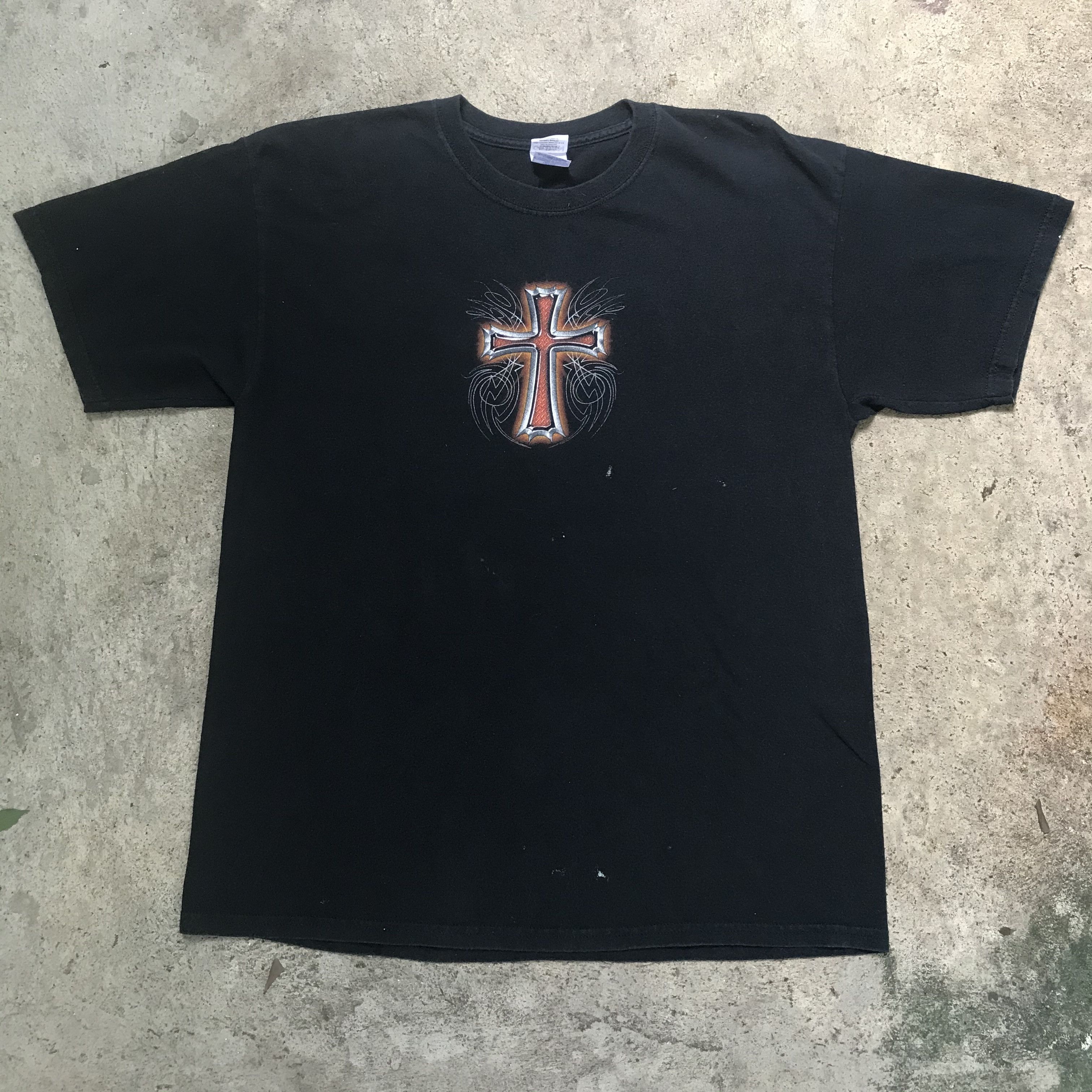 Gildan × Vintage Vintage Y2K Jesus Loyal To One Christ God Holy Bible Tee Size US L / EU 52-54 / 3 - 2 Thumbnail
