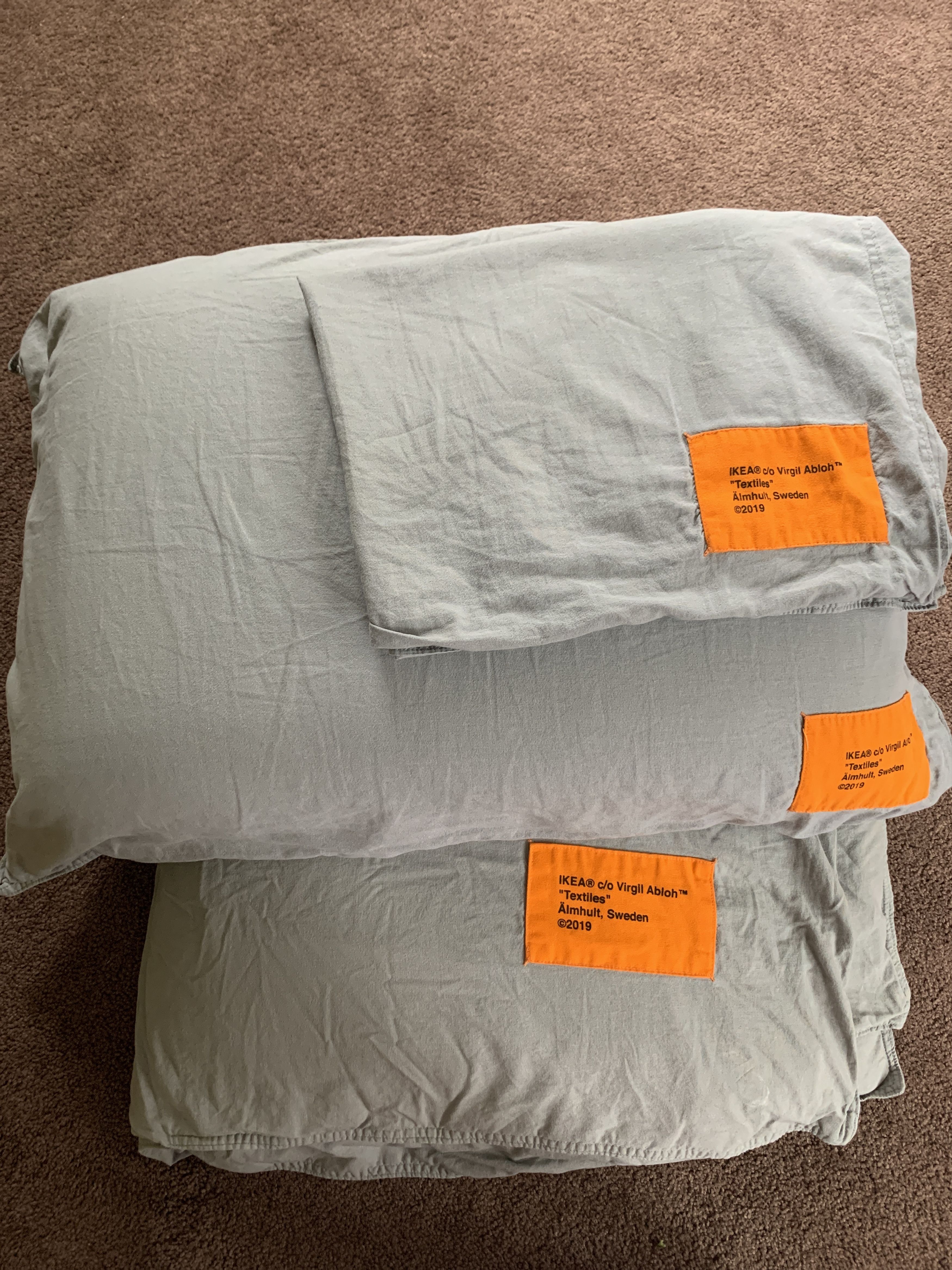 Virgil Abloh x IKEA MARKERAD Duvet Cover and 2 Pillowcases (Full/Queen) for  Sale in Chicago, IL - OfferUp