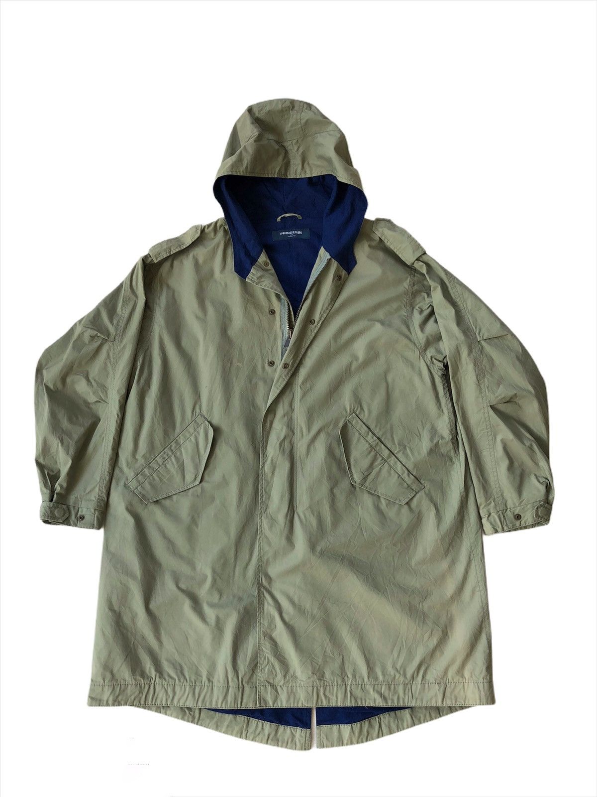 PHINGERIN Phingerin 🇯🇵 Pull Face Oversized Fish Tail Parka Jacket Size US XL / EU 56 / 4 - 1 Thumbnail