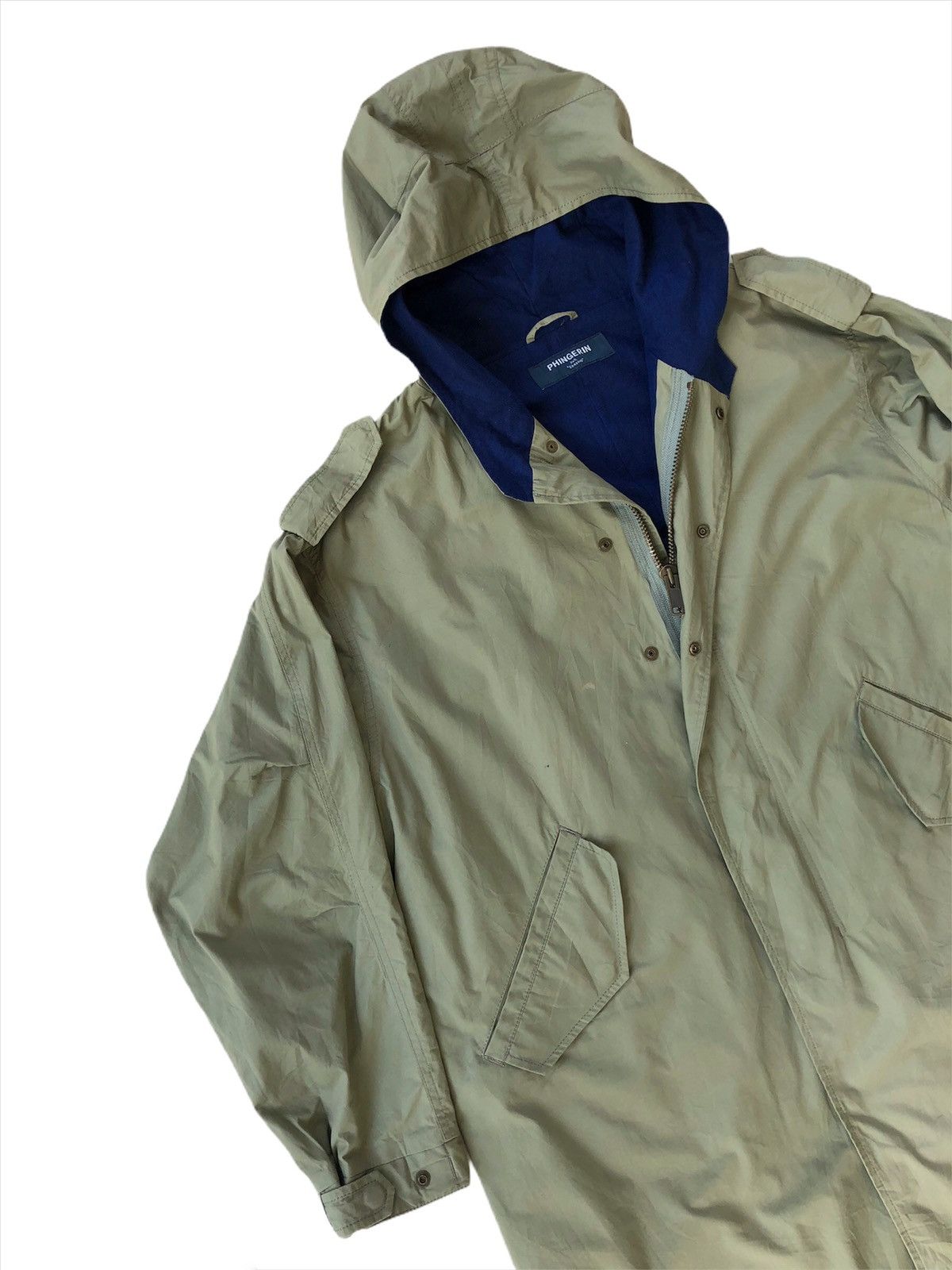 PHINGERIN Phingerin 🇯🇵 Pull Face Oversized Fish Tail Parka Jacket Size US XL / EU 56 / 4 - 2 Thumbnail