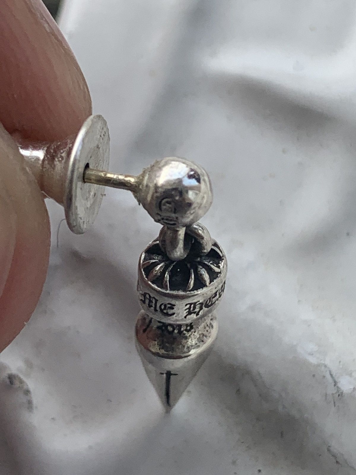 Chrome Hearts Spike Drop Earring (Single)