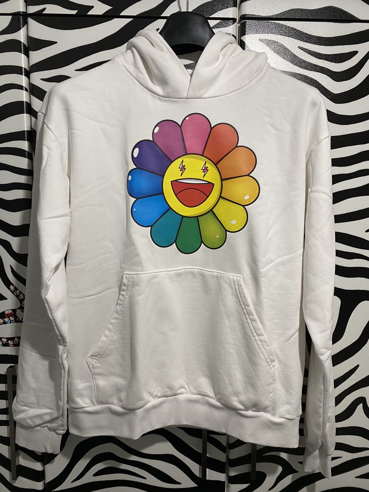 Takashi Murakami x Yuzu Rainbow Flower Hoodie