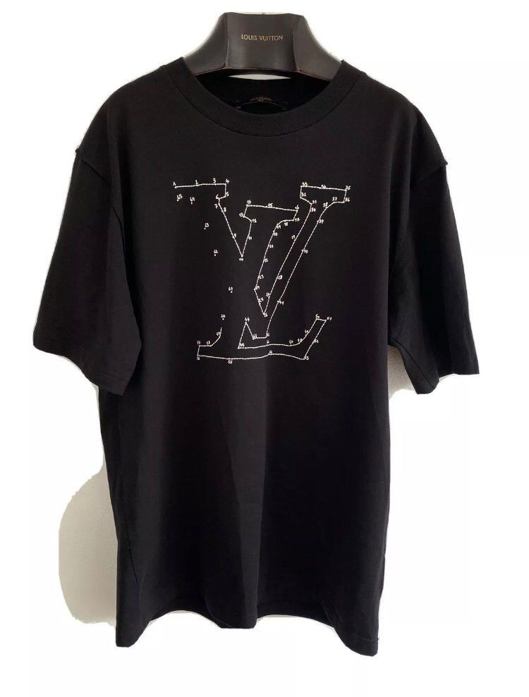 Louis Vuitton Stitch Print and Embroidered T-Shirt