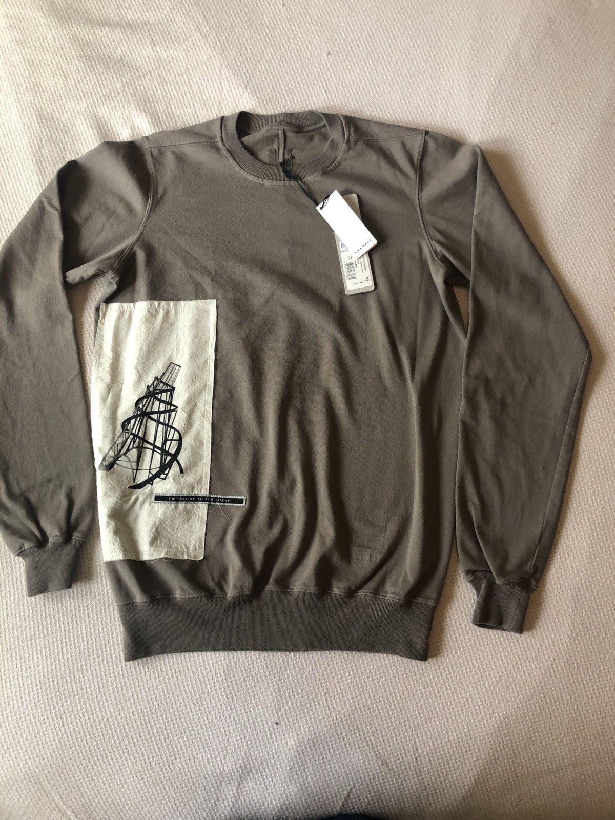 Rick Owens Drkshdw Rick Owens Drkshdw Oversized Crew Sweat XS  DU19S4270/RIGEP1 | Grailed