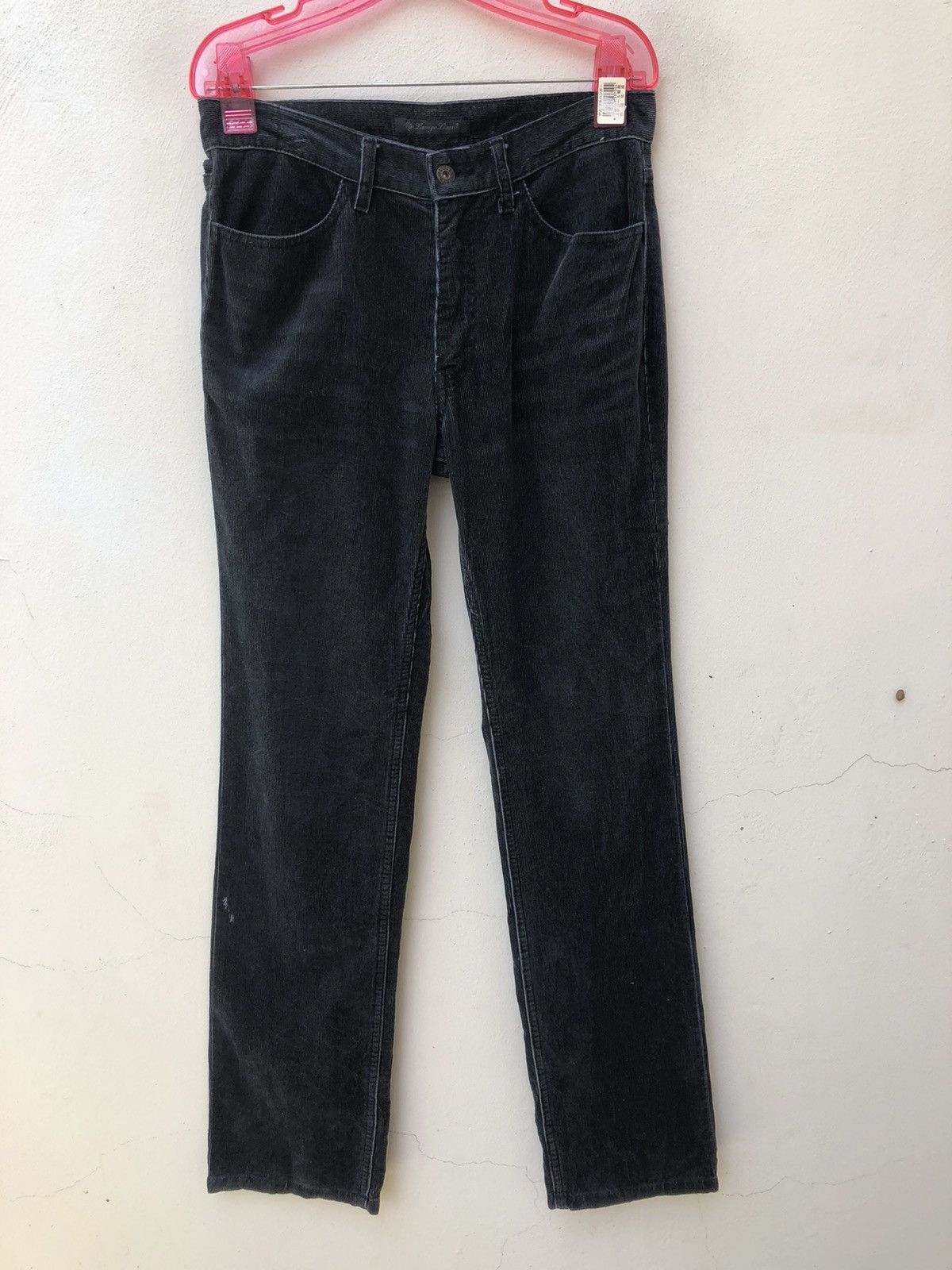 Lounge Lizard Lounge Lizard Made in Japan Faded Black Corduroy Pant Size US 30 / EU 46 - 1 Thumbnail