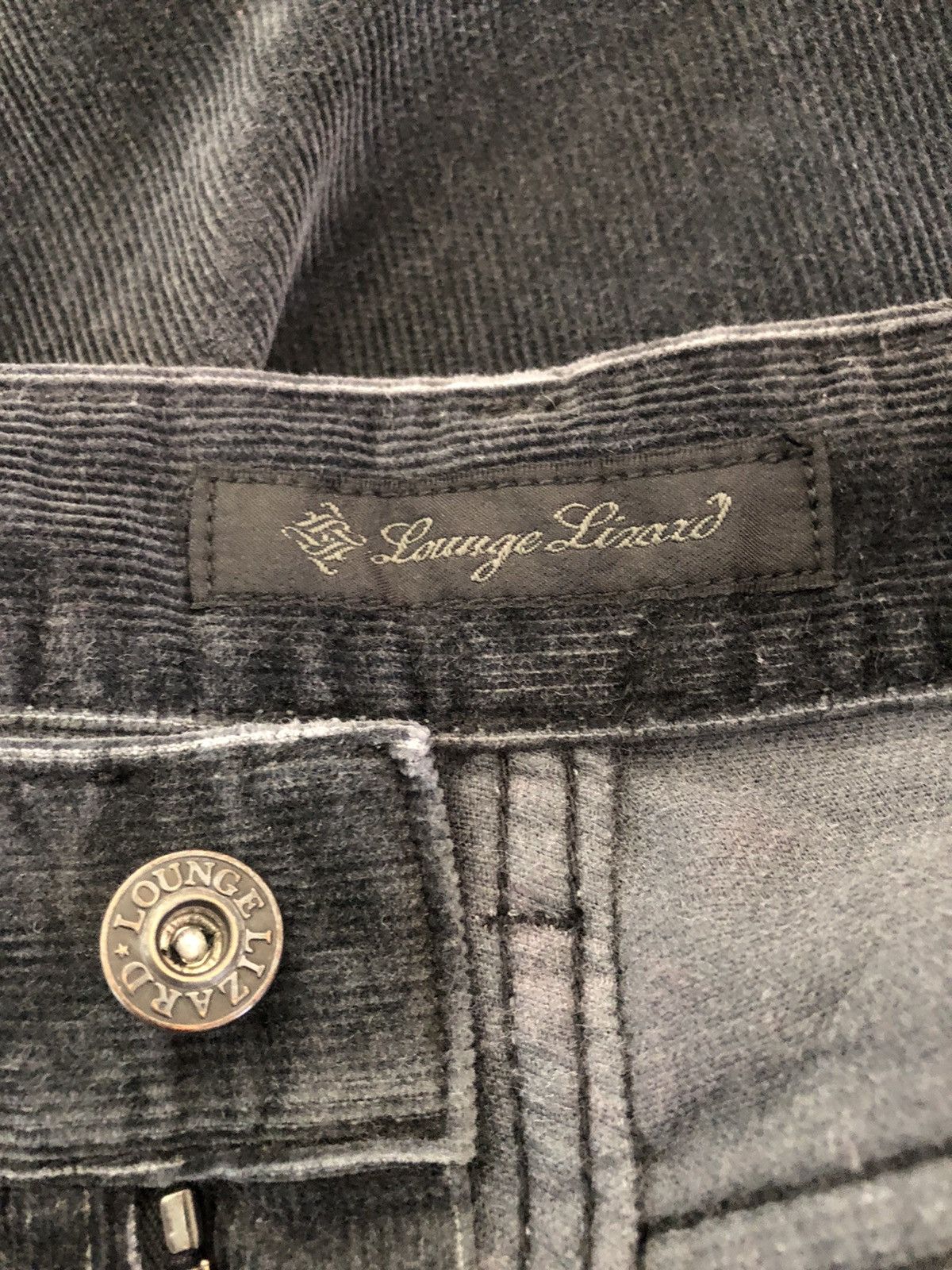 Lounge Lizard Lounge Lizard Made in Japan Faded Black Corduroy Pant Size US 30 / EU 46 - 14 Thumbnail