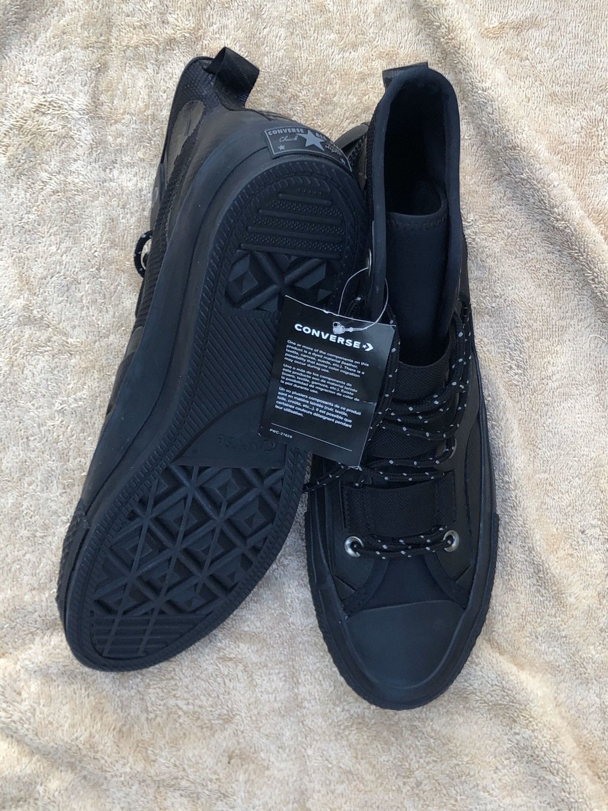 Converse Converse Chuck Taylor 70 Tech Hiker Hi Triple black Size US 10 / EU 43 - 4 Thumbnail