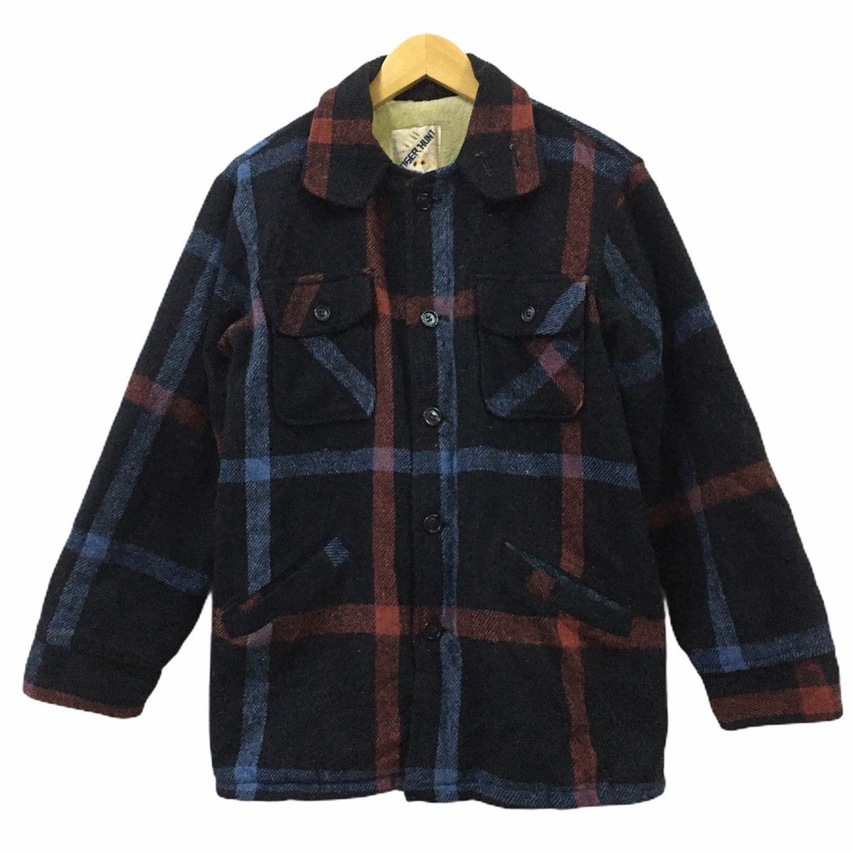 Vtg Tiger Hunt CPO Shirt Jacket w/ Fleece lined