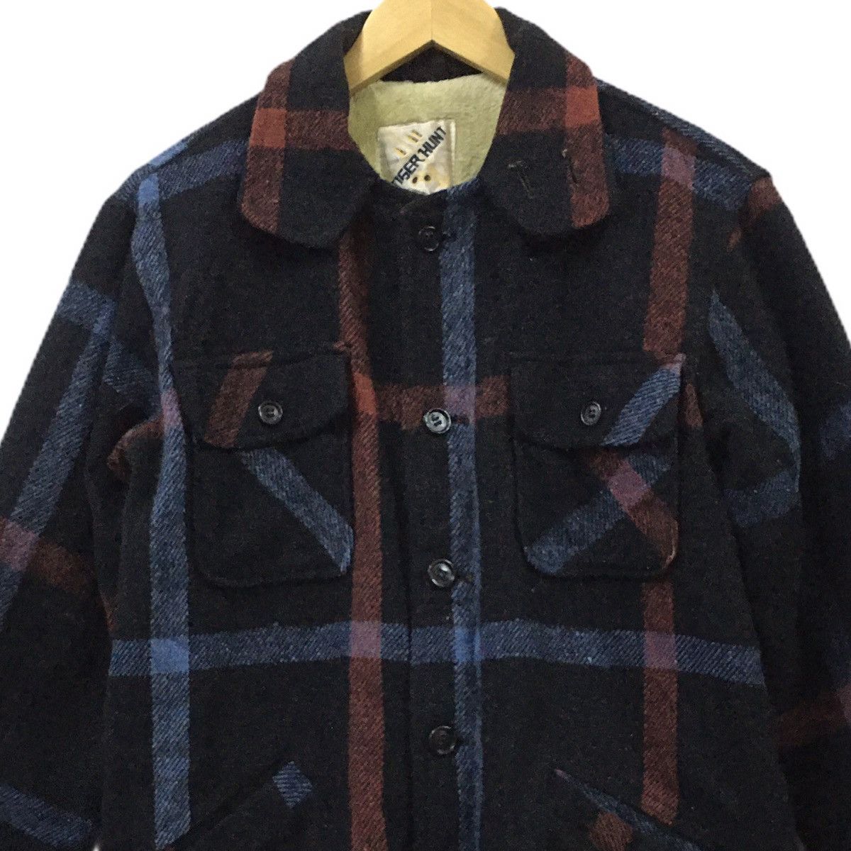 Japanese Brand Vtg Tiger Hunt CPO Shirt Jacket w/ Fleece lined Size US M / EU 48-50 / 2 - 2 Thumbnail