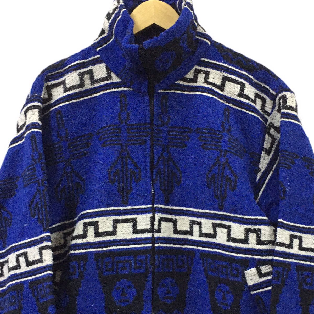 Vintage Vtg Southwestern Aztec Thunderbird Motif Jacket Size US L / EU 52-54 / 3 - 7 Thumbnail