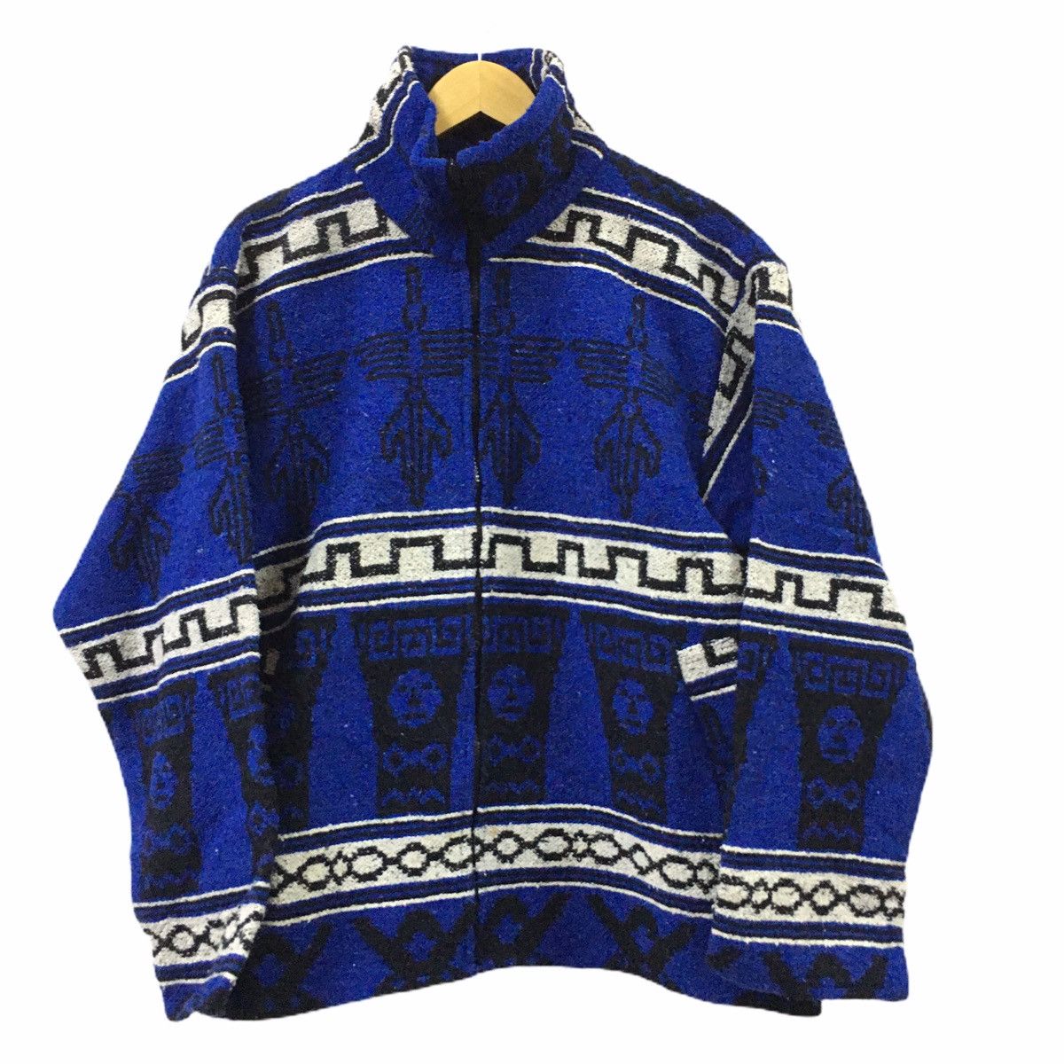 Vintage Vtg Southwestern Aztec Thunderbird Motif Jacket Size US L / EU 52-54 / 3 - 6 Thumbnail