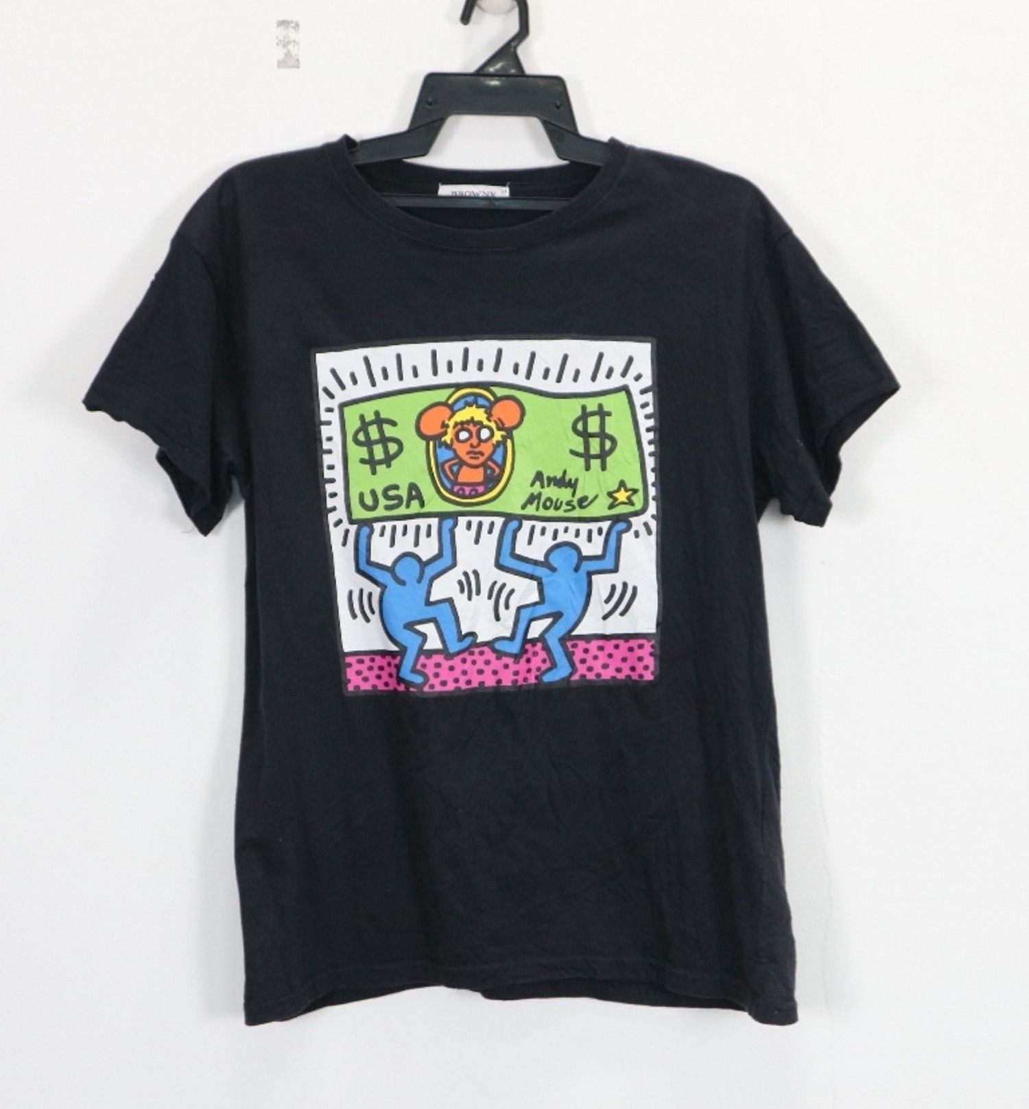 Keith Haring RARE !! Vintage BROWNY Andy Mouse X Keith Haring Andy 
